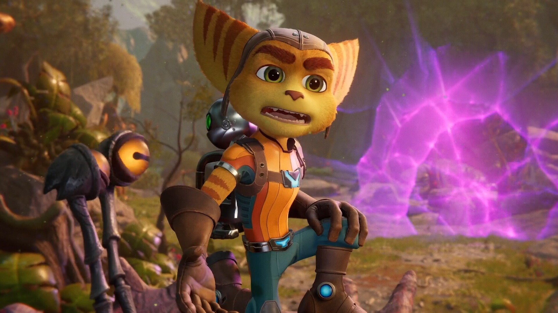 Ratchet and Clank: Rift Apart: Rift Apart, Features a full-length, stand-alone storyline. 1920x1080 Full HD Background.