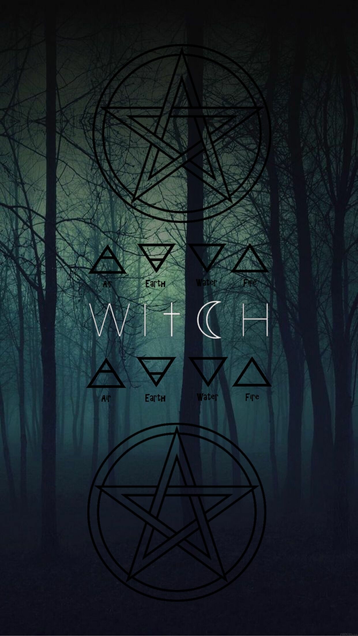 Witch: A woman, having supernatural power to harm others. 1250x2210 HD Wallpaper.
