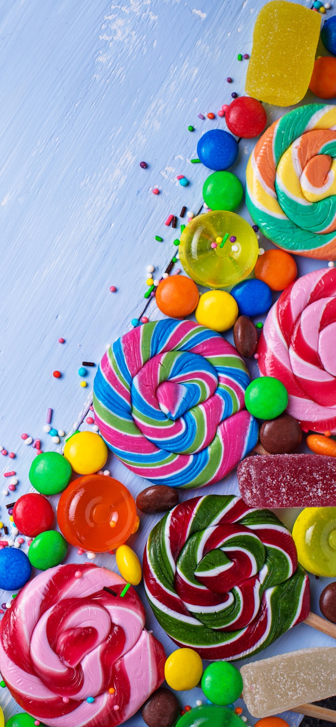Candy-filled delight, Sweet and satisfying, Perfect for food lovers, Tempting indulgence, 1130x2440 HD Phone