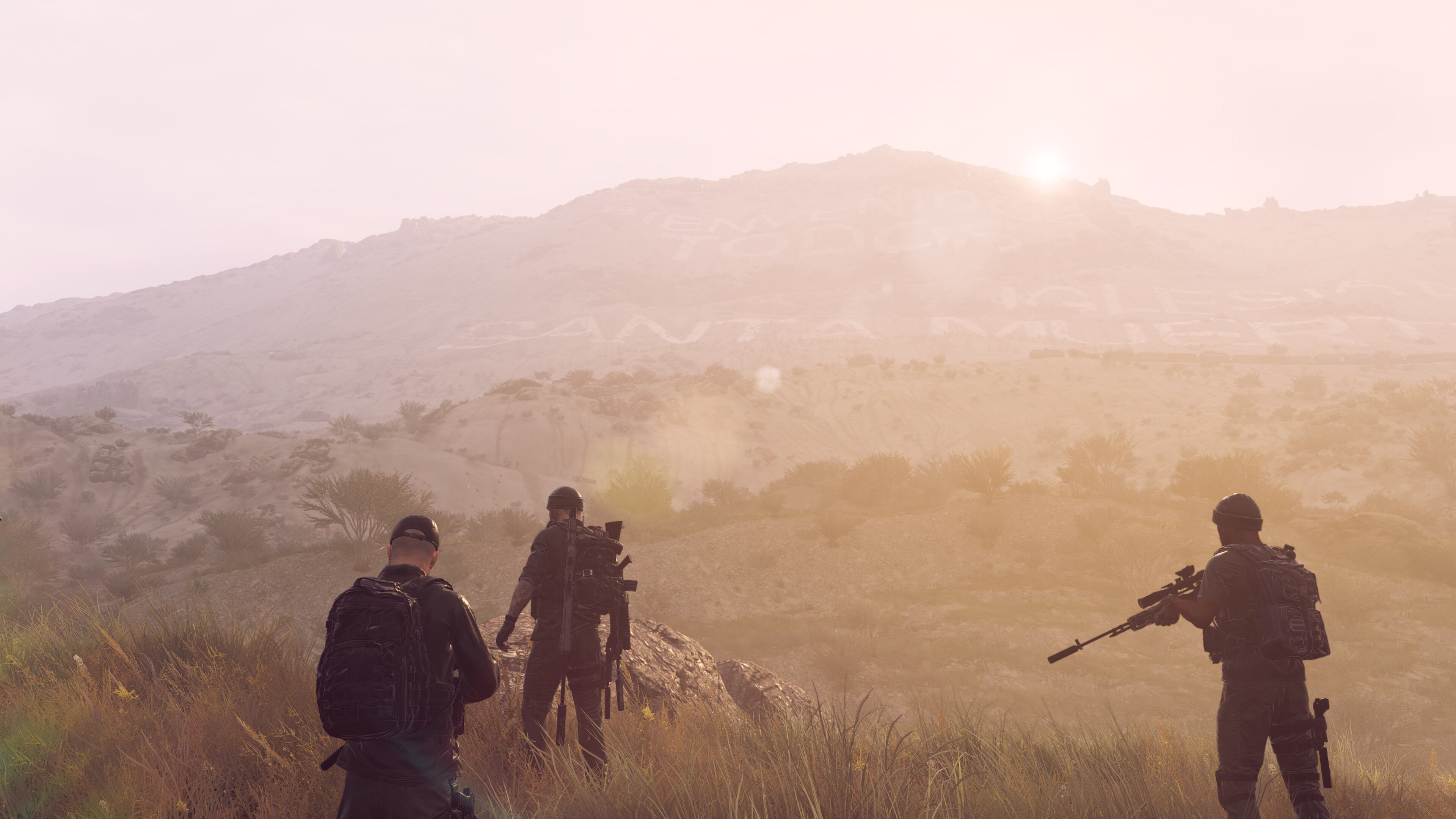 Ghost Recon: Wildlands: A squad of soldiers, CIA, DEA, and JSOC joint operation, Open-world military shooter. 3840x2160 4K Wallpaper.