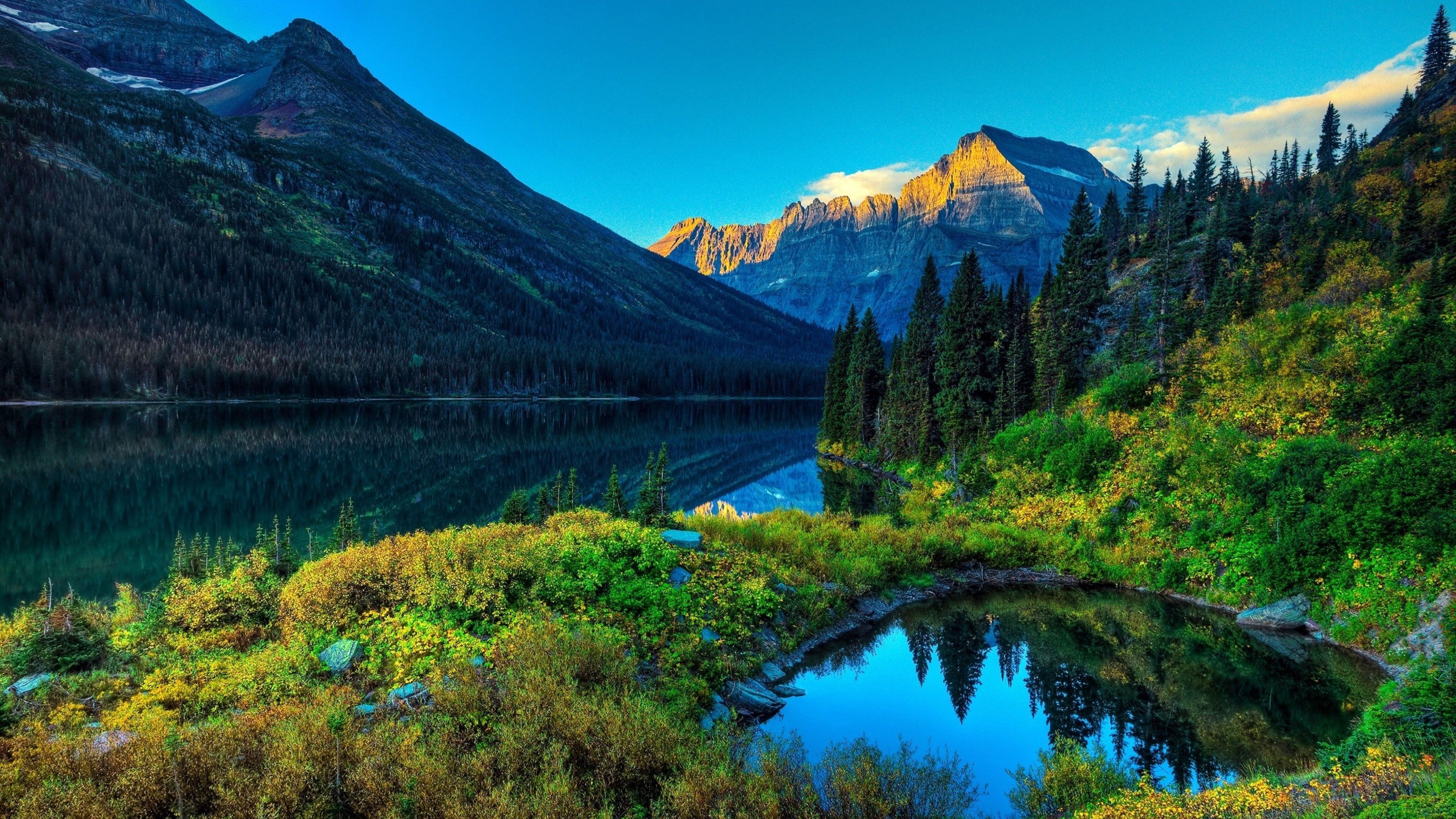 Glacier National Park, Ultra HD Nature, 3840x2160 4K Desktop