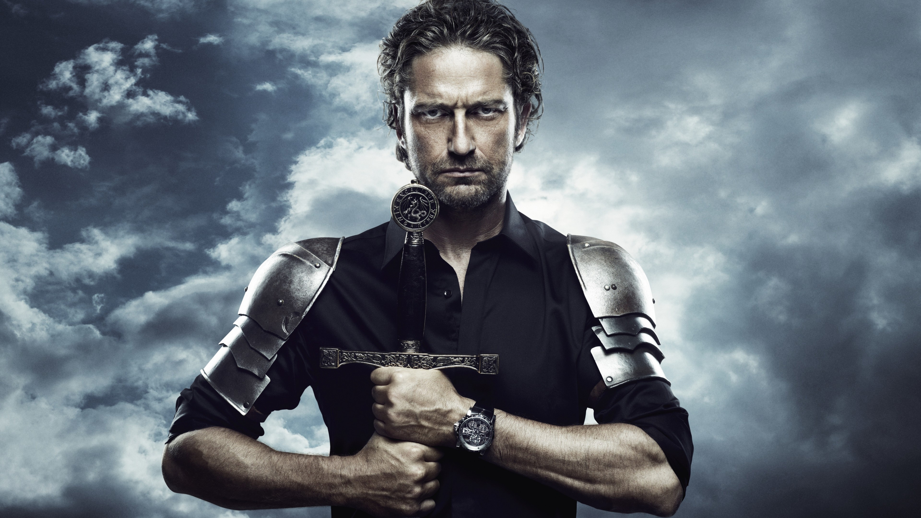 Gerard Butler: Actor, Celebrity, One of the big screen’s leading personalities. 3840x2160 4K Background.