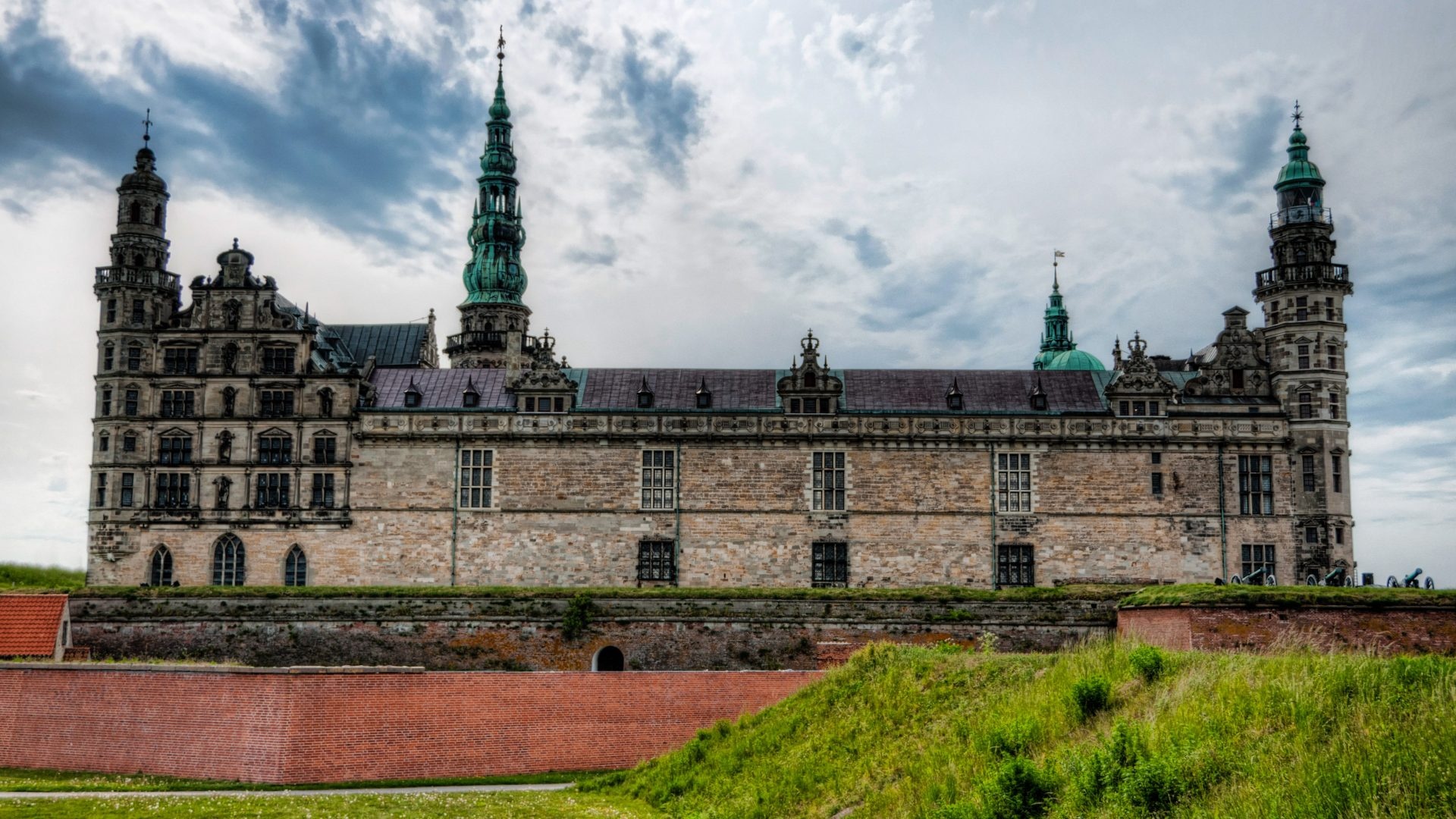 Kronborg Castle, Medieval architecture, Sweden, Timeless beauty, 1920x1080 Full HD Desktop