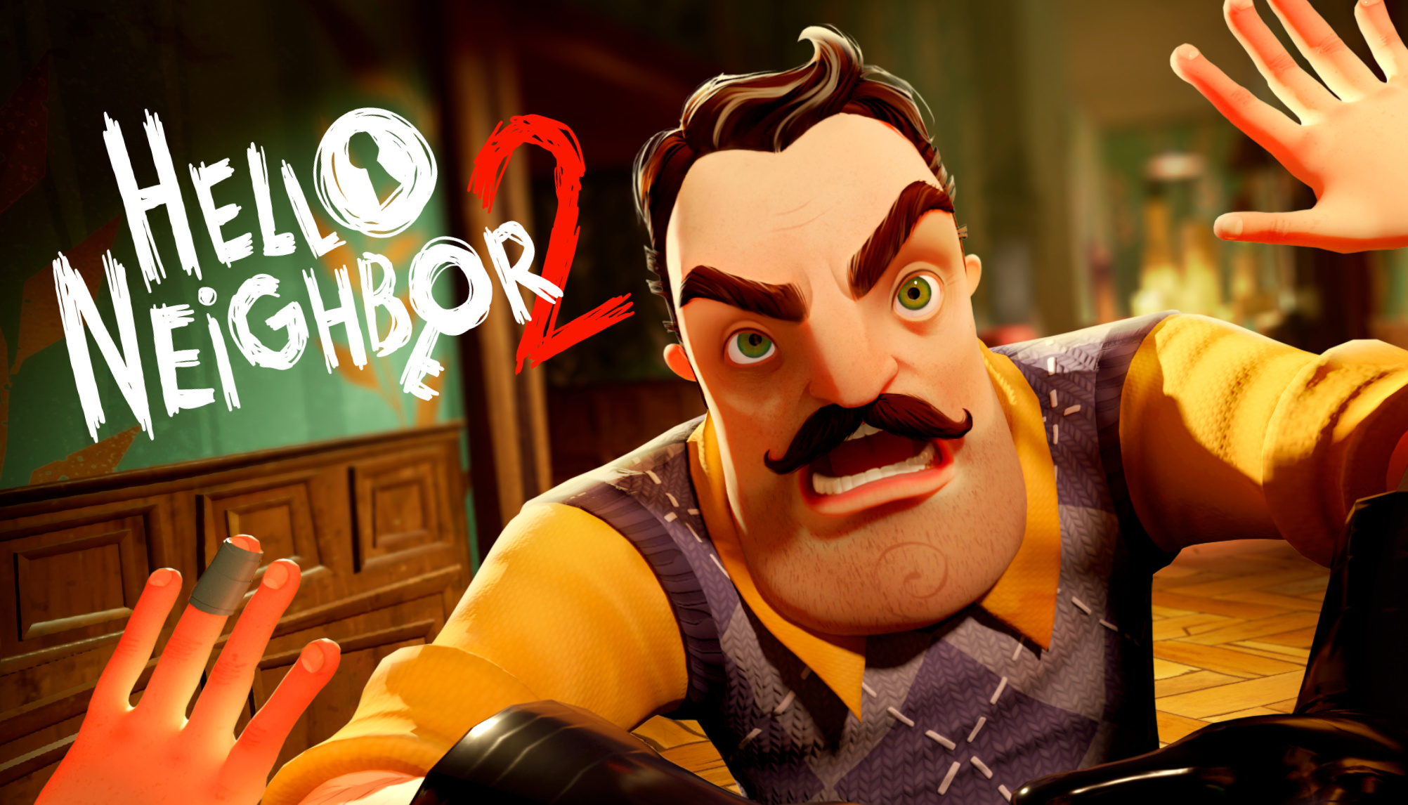 Hello Neighbor 2 (Game): Hello Guest, The sequel to the smash hit, A part of an ARG. 2010x1150 HD Background.