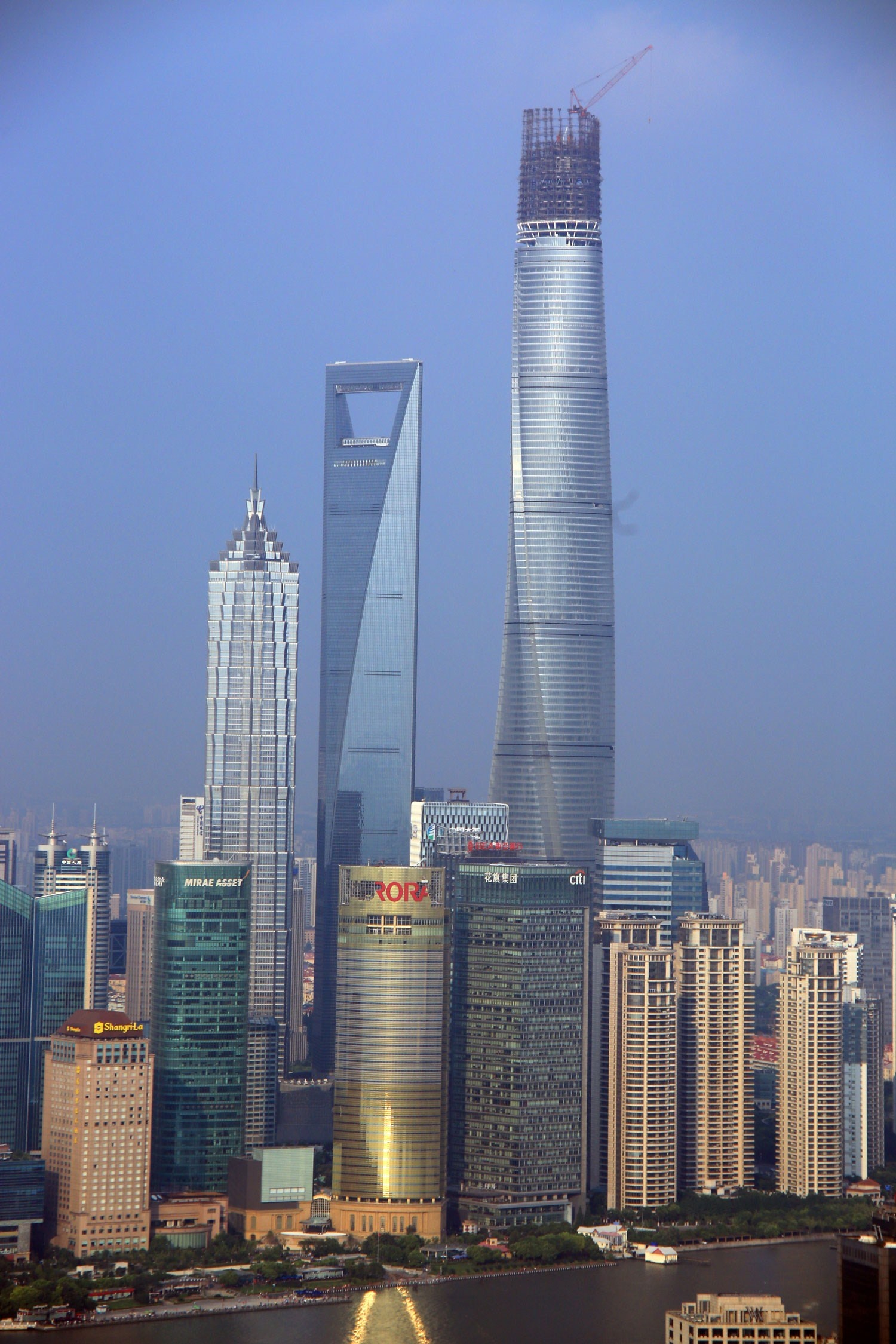Krönung des Shanghai Tower, 1500x2250 HD Handy
