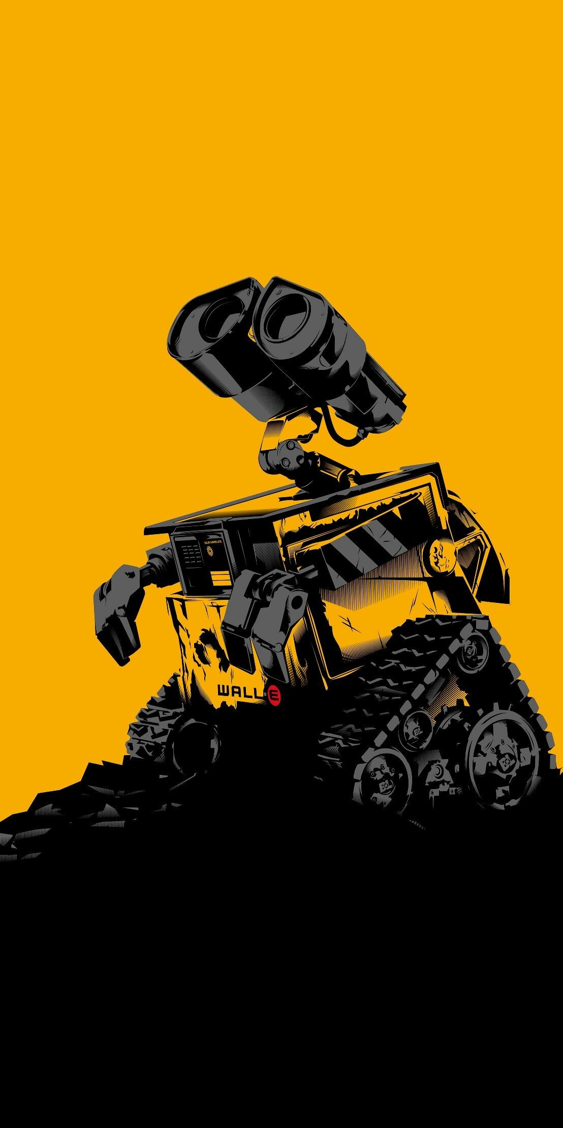 WALL·E: It is Pixar's ninth CGI feature film. 1110x2220 HD Wallpaper.