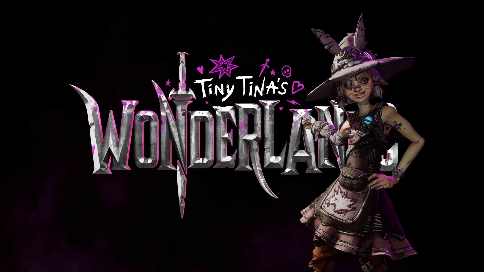 Tiny Tina's Wonderlands, Vibrant wallpapers, Playstation exclusive, Wonderland adventure, 1920x1080 Full HD Desktop