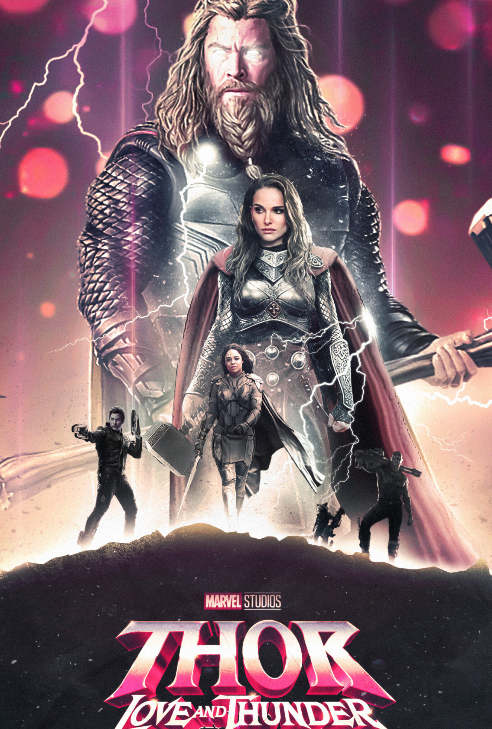 Thor: Love and Thunder: Valkyrie, Korg, Ex-girlfriend Jane Foster, Action film. 1690x2500 HD Wallpaper.