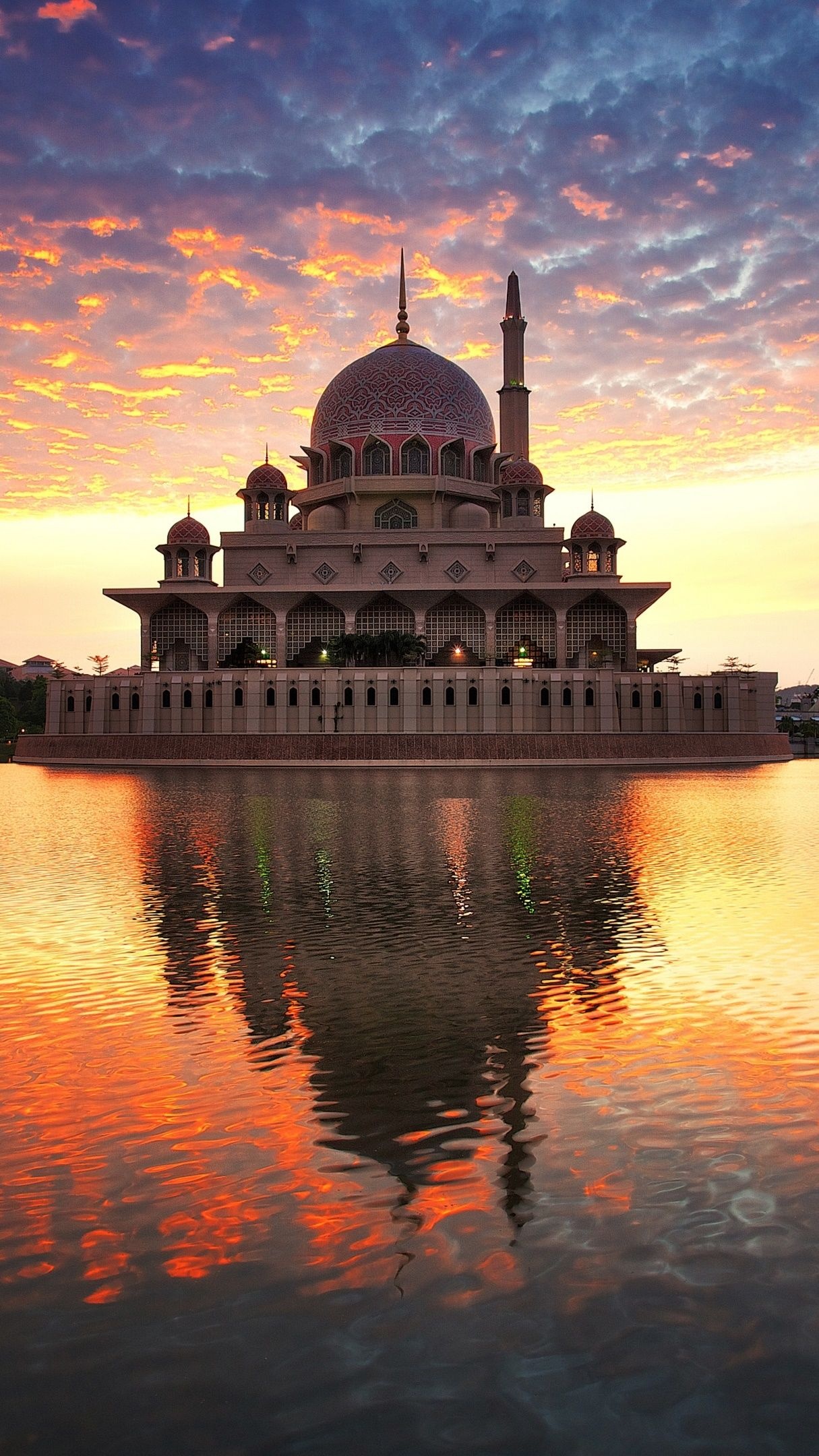 Putrajaya, Masjid Putra, Backiee, Travels, 1220x2160 HD Handy