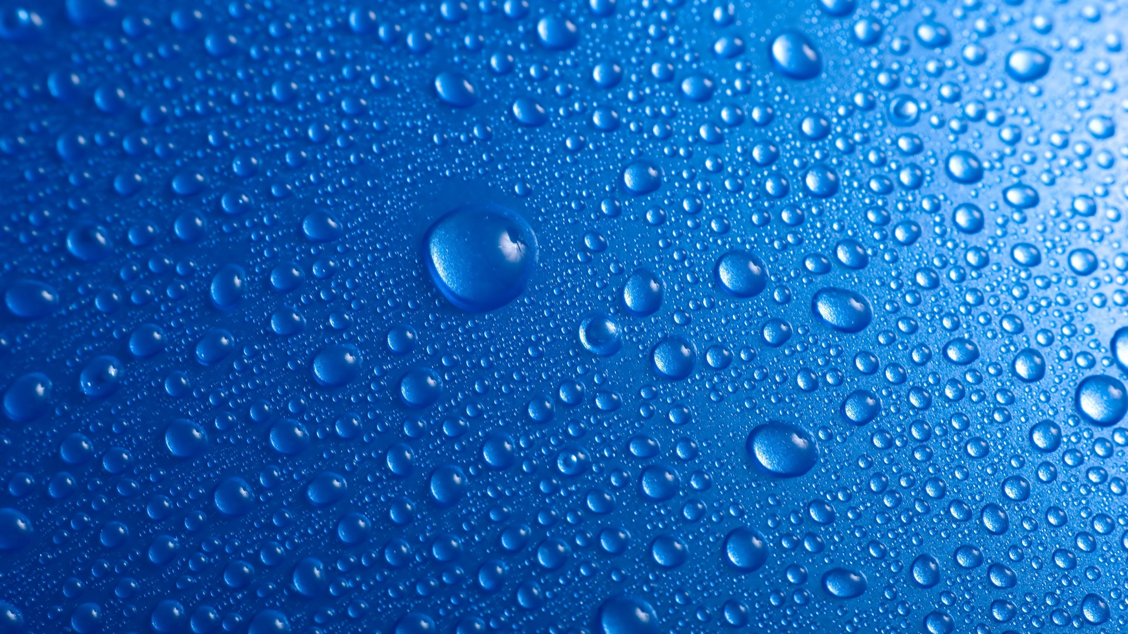 Water droplets, Macro photography, HD wallpaper, Reflections, 3840x2160 4K Desktop