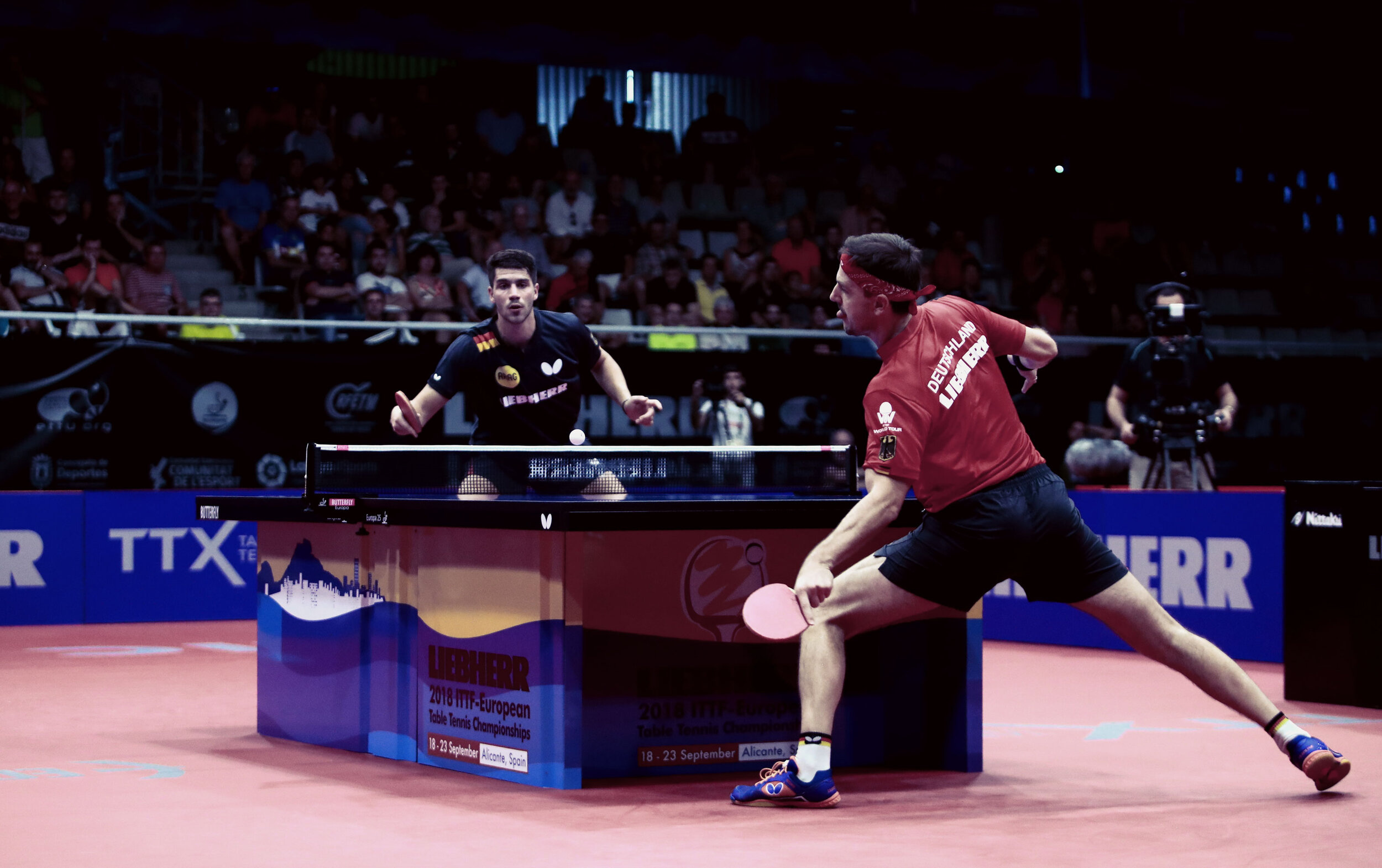 Table Tennis: European Championships, Men's singles, Doubles and team, Women's singles, Mixed doubles. 2500x1570 HD Background.