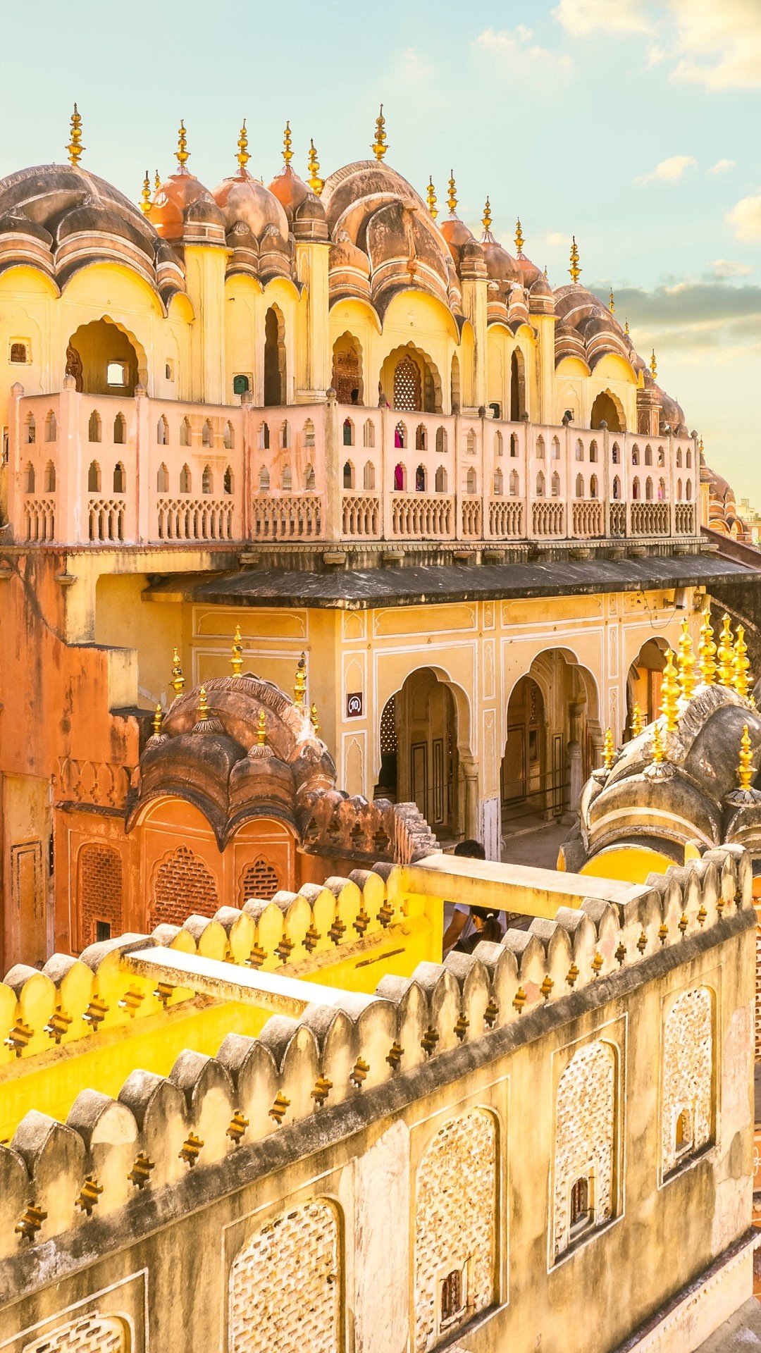 Jaipur, Hawa Mahal, Palace of the Winds, Windows 10 Spotlight Images, 1080x1920 Full HD Phone