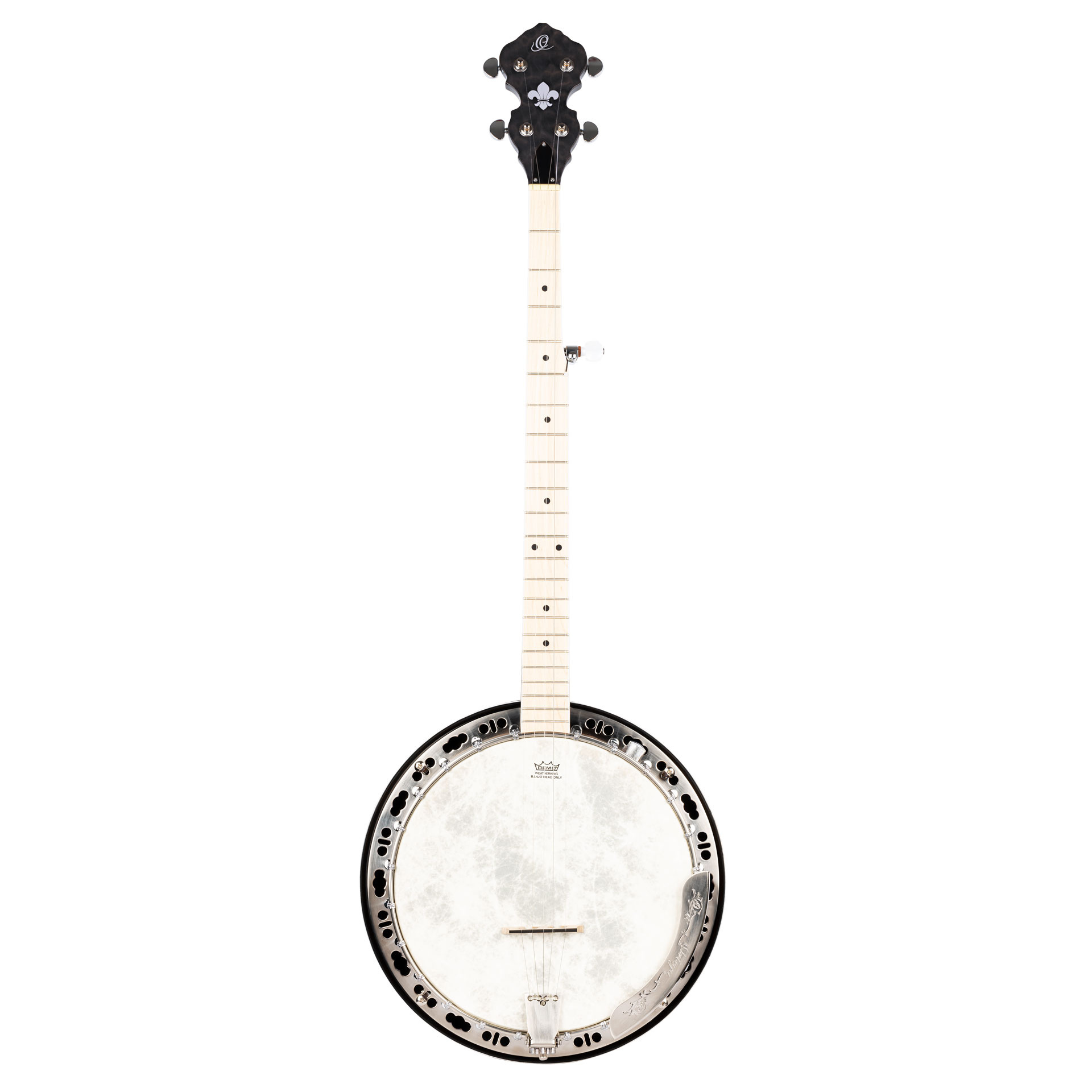 Banjo: Ortega OBJE400TCO-L, Bluegrass, A musical stringed instrument with a round body and a long neck. 1920x1920 HD Wallpaper.