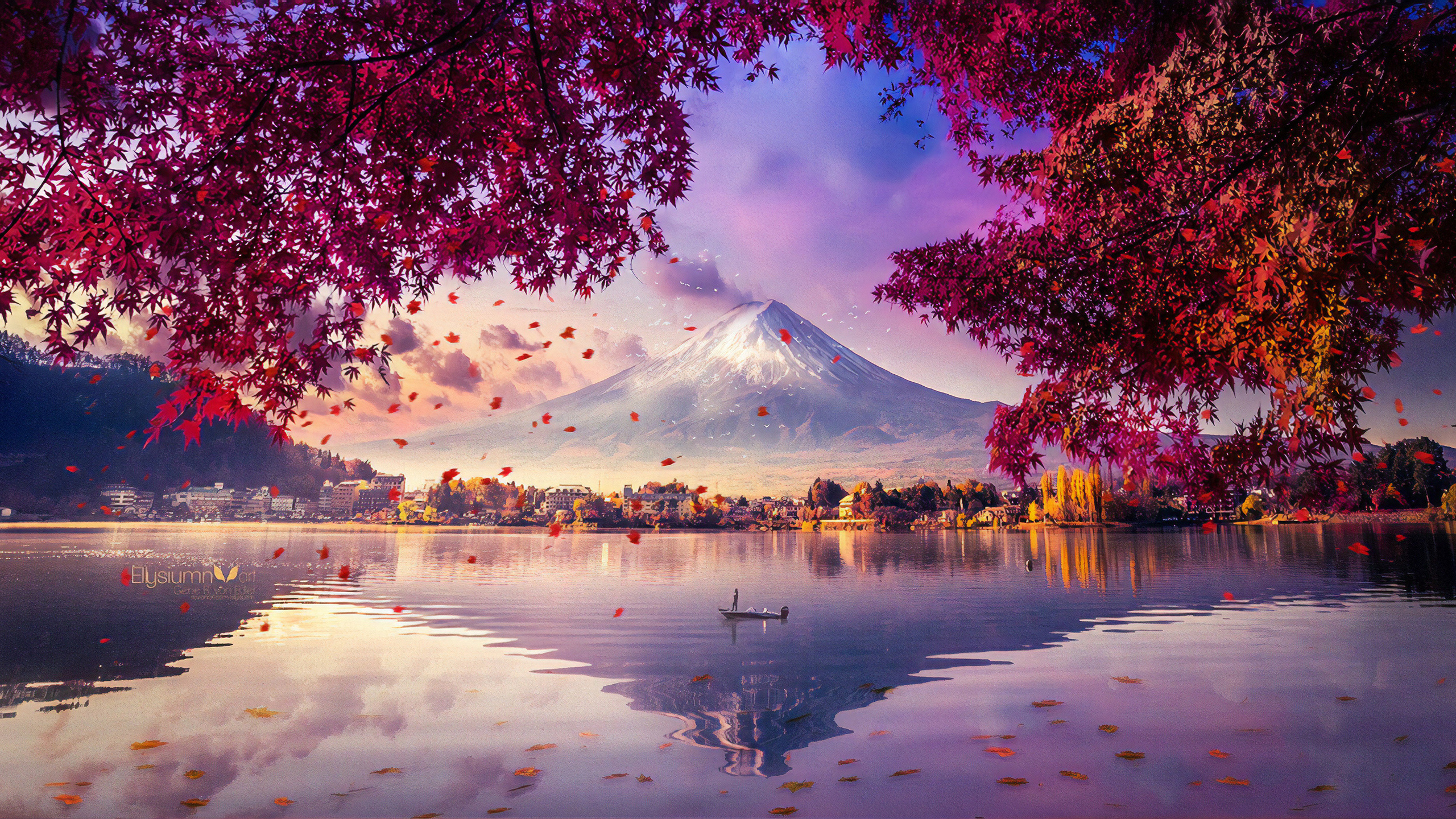 Mount Fuji mesmerising view, 4k resolution, HD wallpapers, Travels, 2560x1440 HD Desktop
