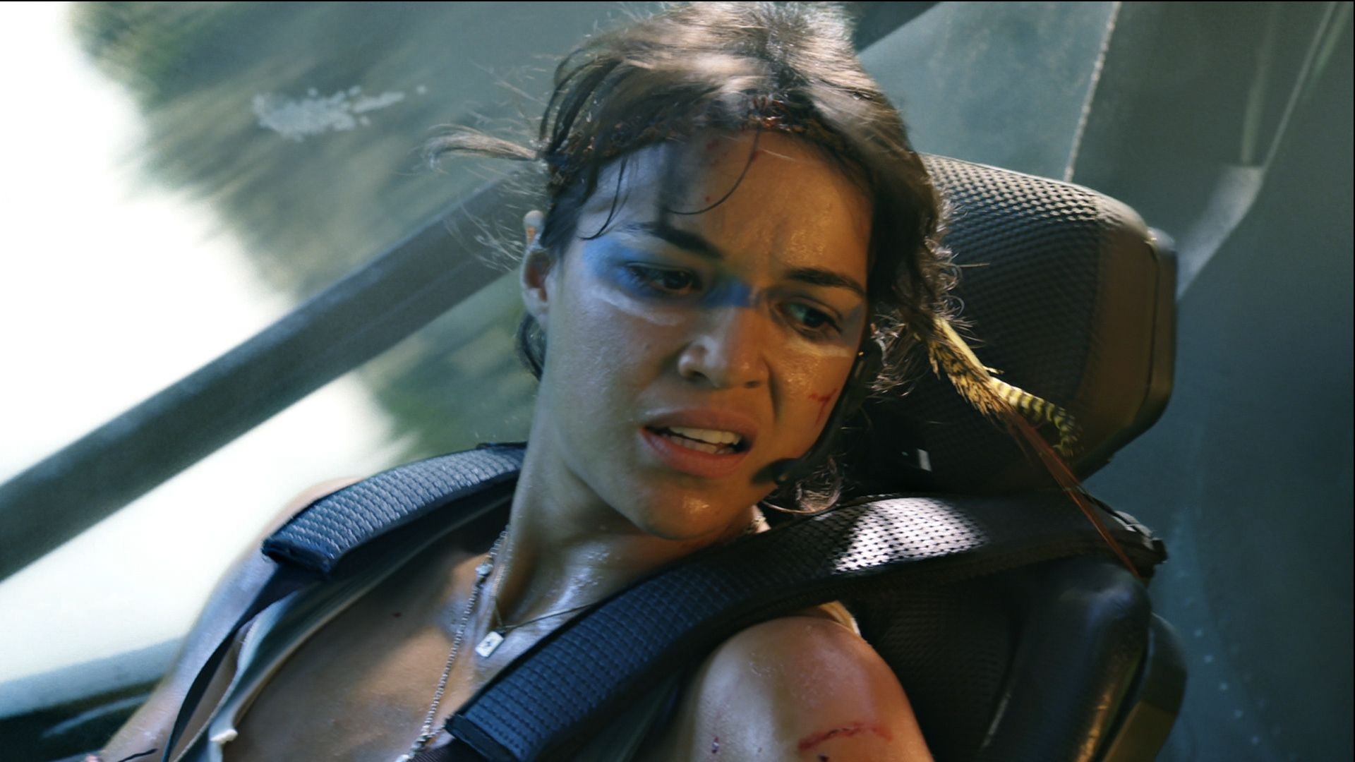 Michelle Rodriguez, Avatar shot by shot, Actress, Science fiction, 1920x1080 Full HD Desktop