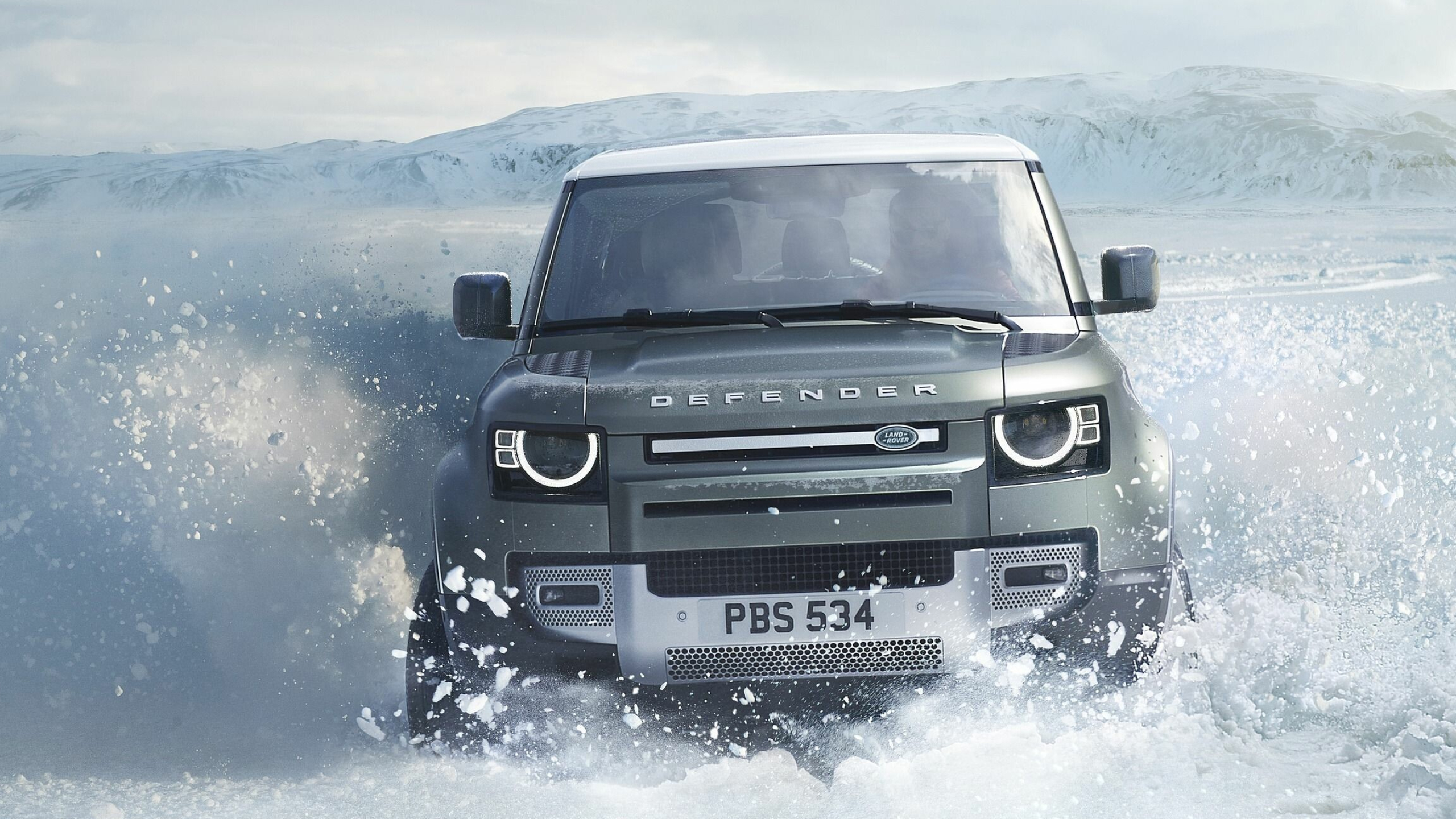 Land Rover: Originally, an off-road capable car models of the Rover Company, Defender. 2560x1440 HD Background.