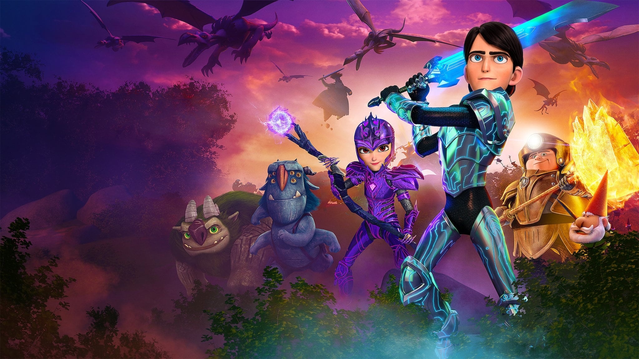 Trollhunters: Rise of the Titans, Movie backdrops, Epic animation, 2050x1160 HD Desktop