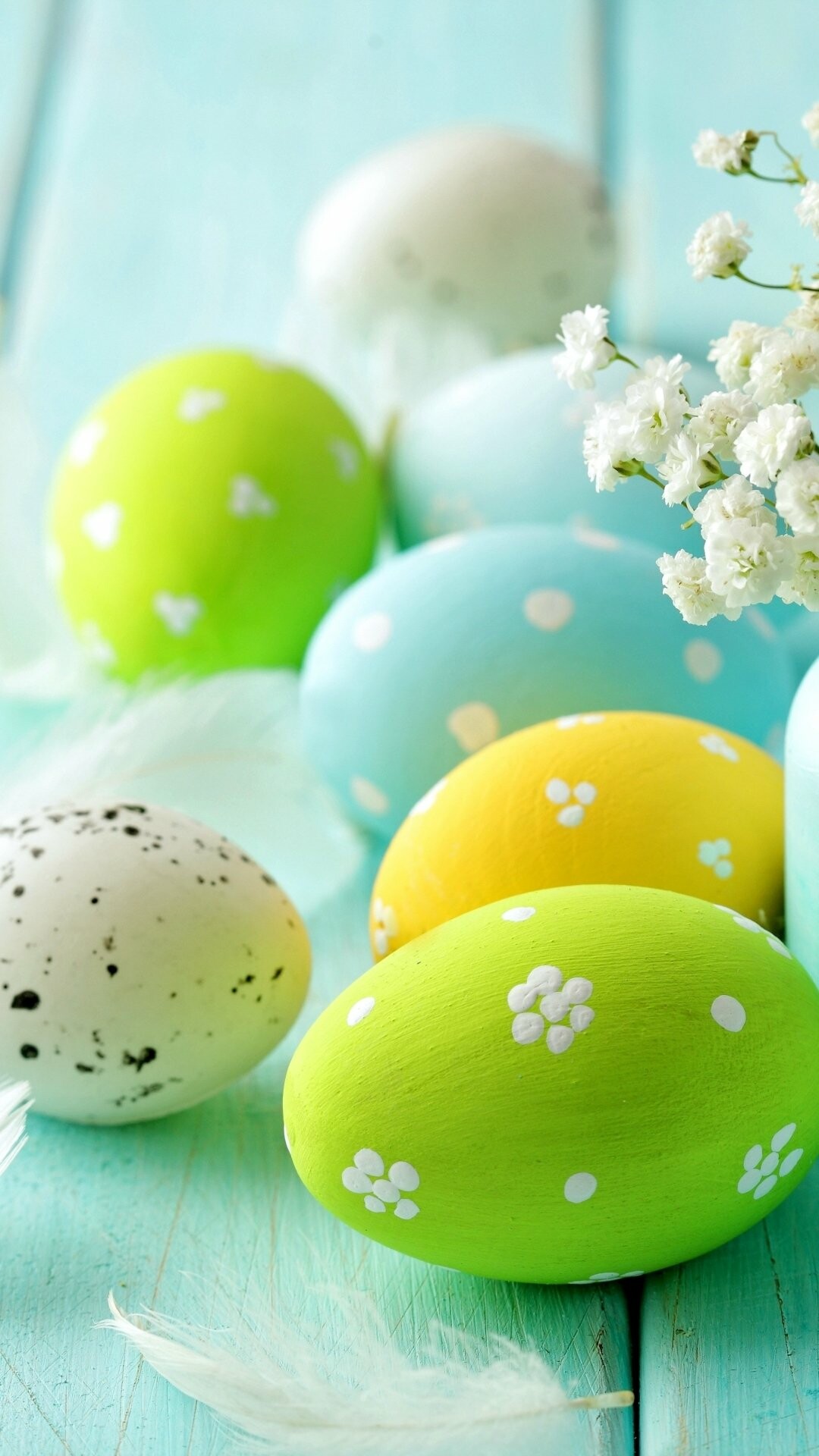 Easter: The holiday celebrates the defeat of death and the hope of salvation. 1080x1920 Full HD Background.