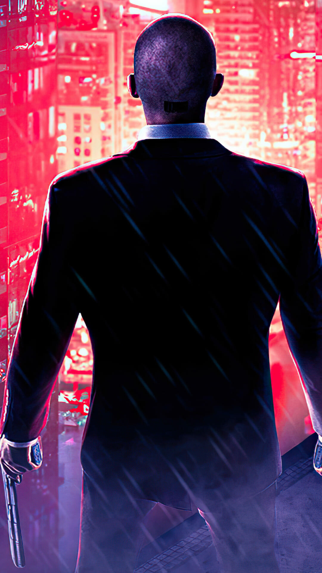 Hitman (Game): IO Interactive developed games, A stealth-based shooter. 1080x1920 Full HD Background.