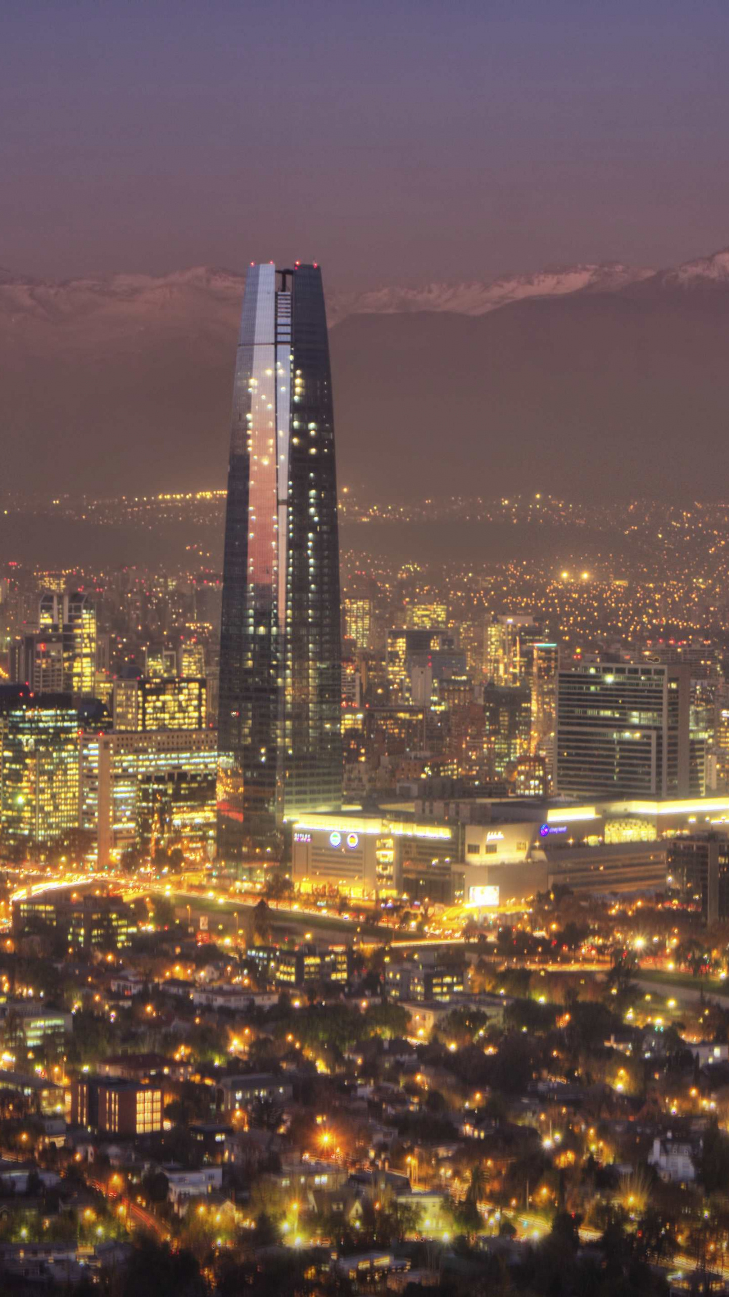 Santiago, Chile, Travels, Flag, 1440x2560 HD Phone