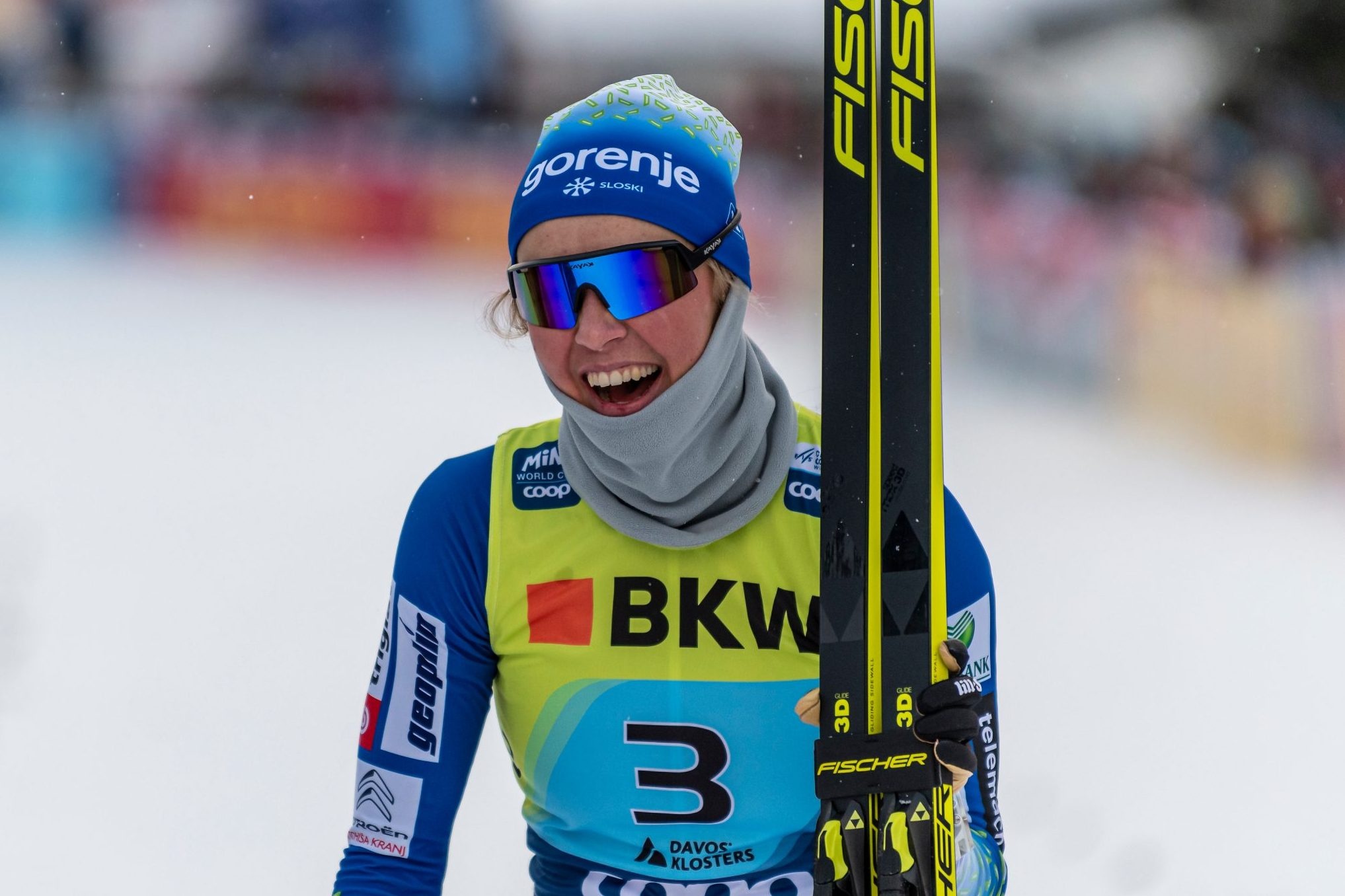 Anamarija Lampic, Drammen triumph, Slovenian skiing, Podium finish, 2040x1360 HD Desktop