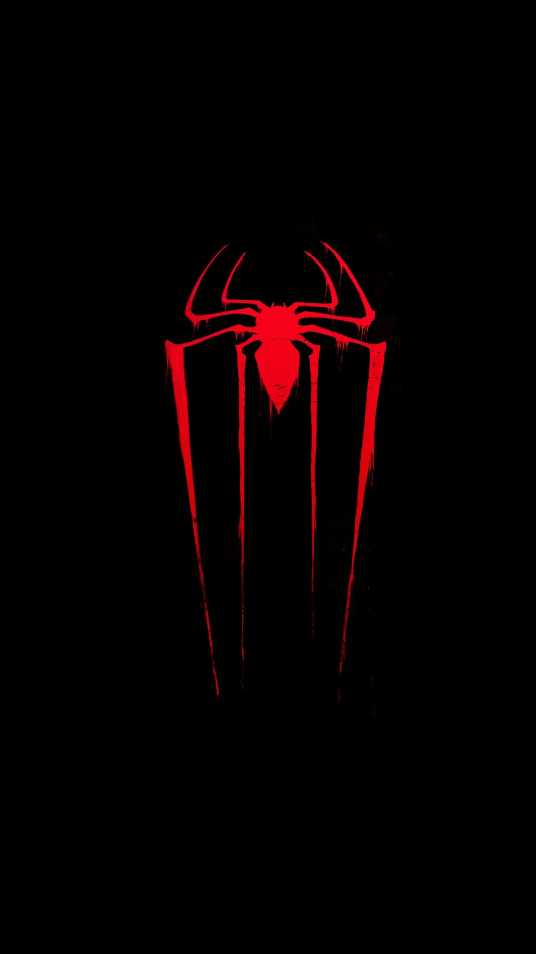 Spider-Man dark minimal wallpaper, Mobile, 1080x1920 Full HD Handy