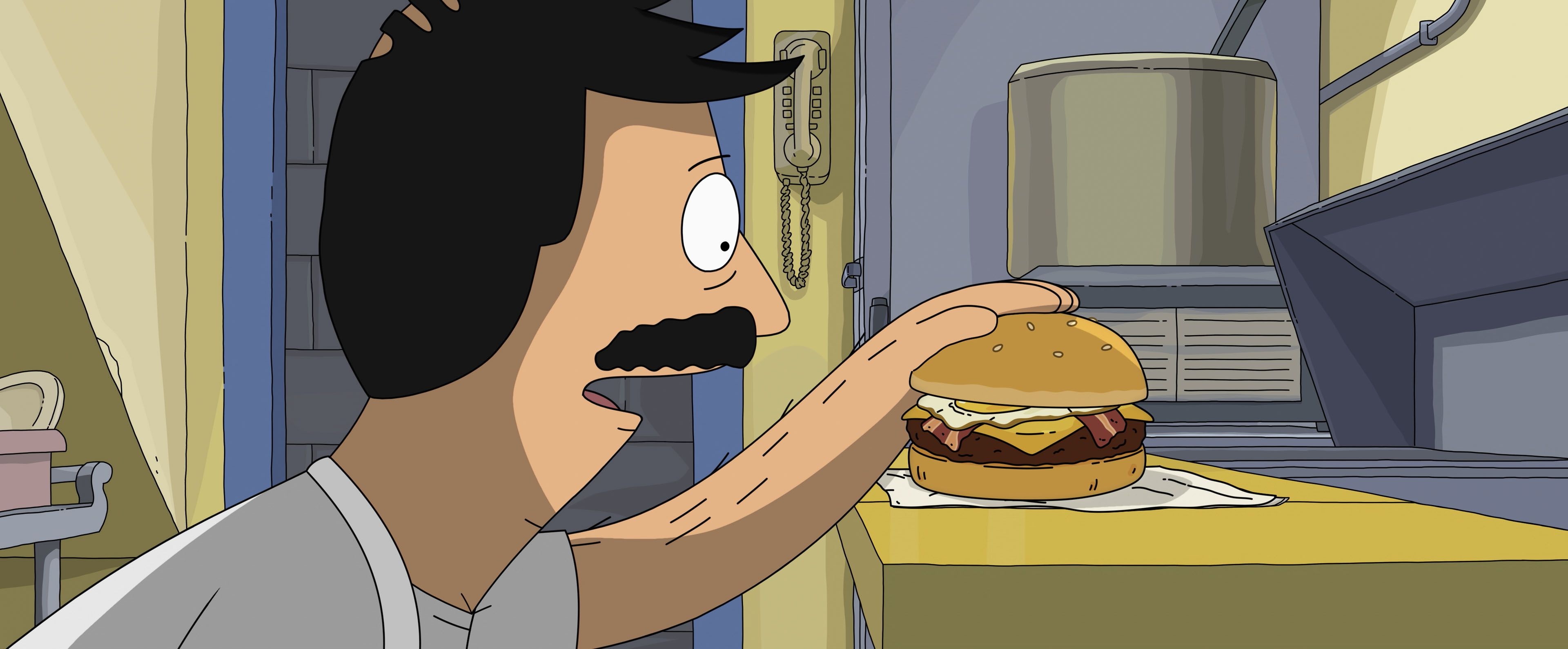 Bob's Burgers movie release, Hilarious animation, Family comedy, Exciting sequel, 3840x1590 Dual Screen Desktop