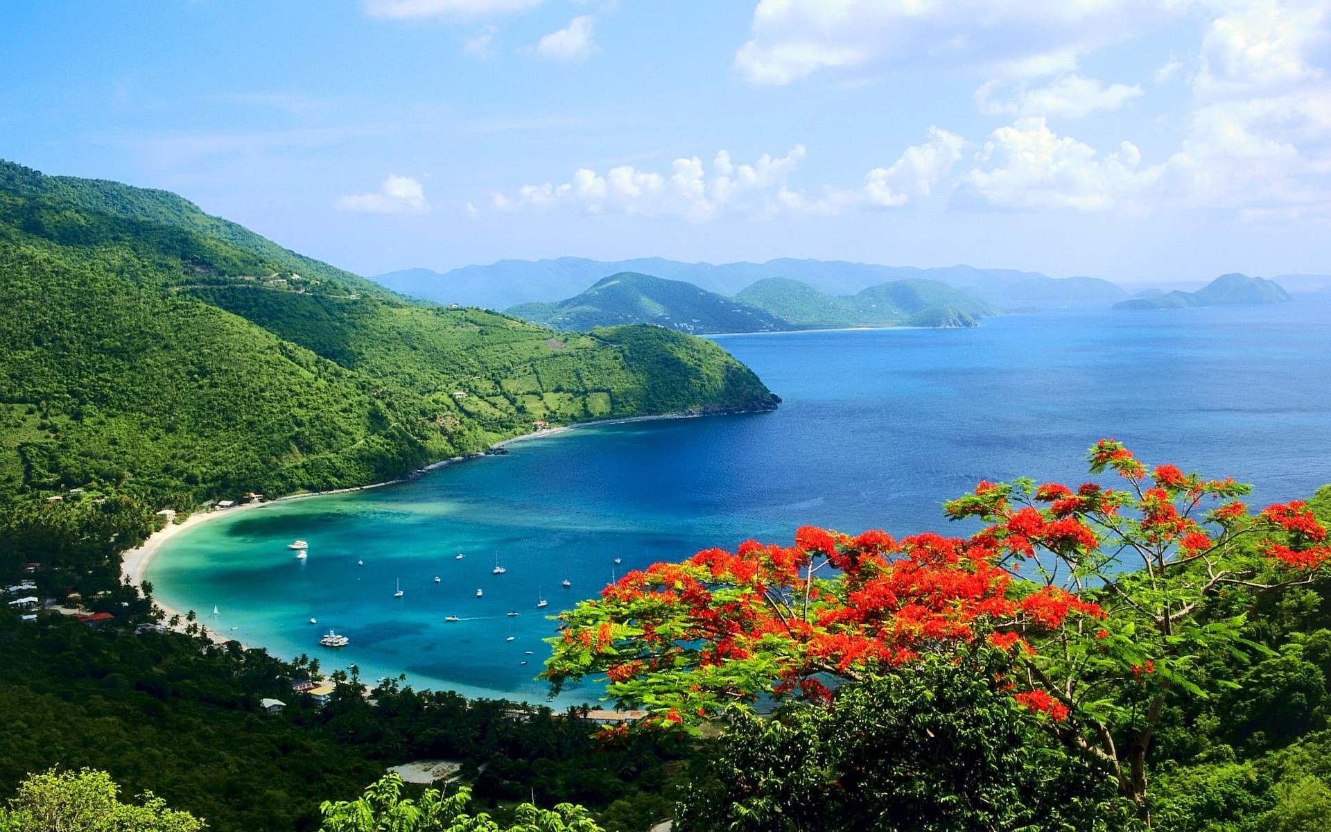 British Virgin Islands, Wallpaper collection, Landscape, Beautiful, 1920x1200 HD Desktop