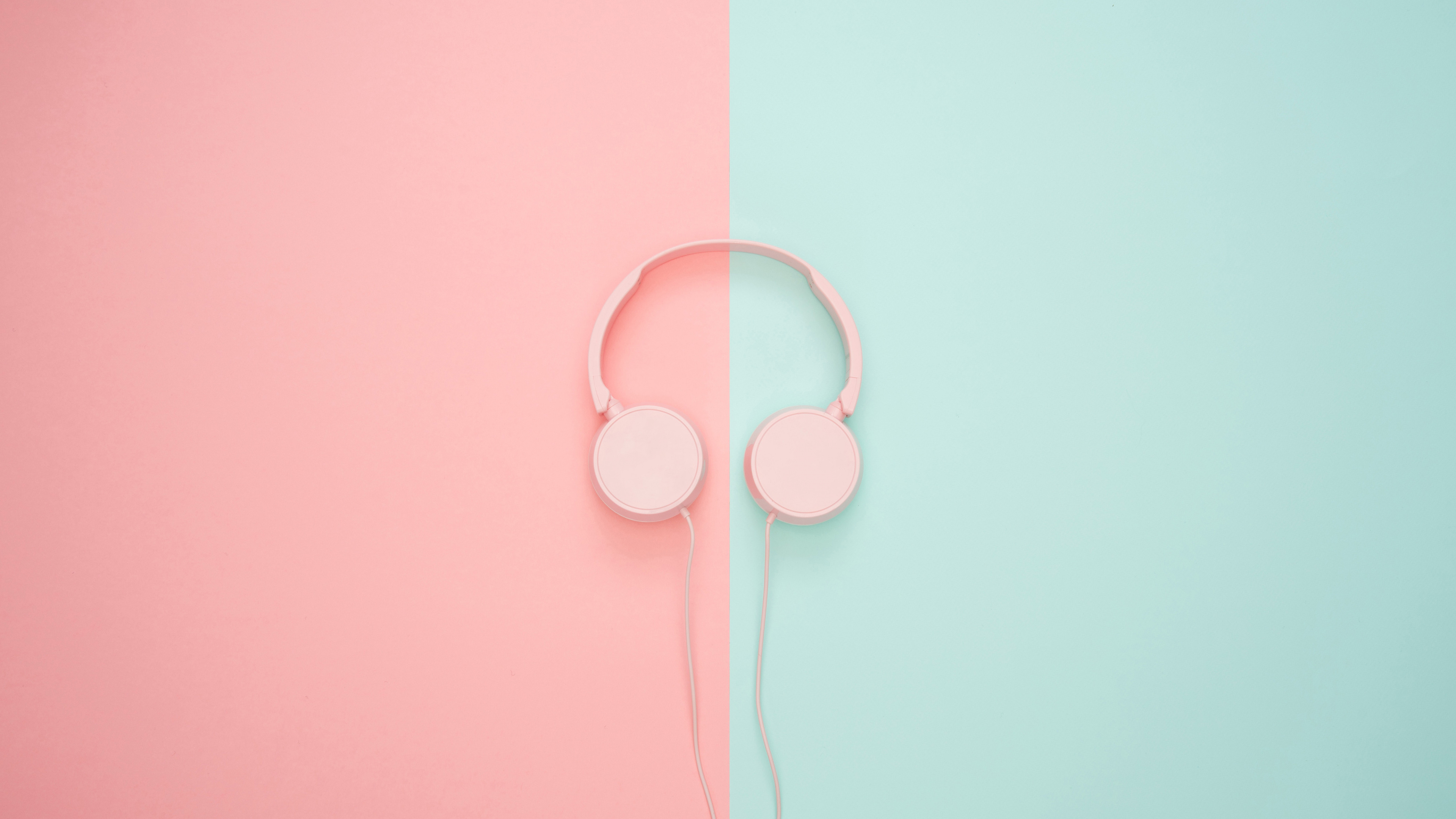 Headphones, Music minimal, UHD wallpaper, 3840x2160 4K Desktop