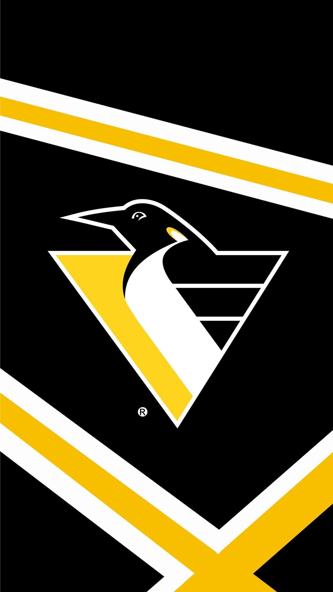 Pittsburgh Penguins: The 1985–86 Pens missed the playoffs on the final day of the season by one game. 1080x1920 Full HD Background.