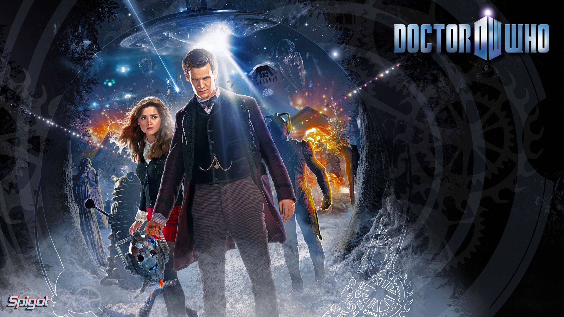 Doctor Who Christmas special, Festive episode, George Spigot's blog, Special edition, 1920x1080 Full HD Desktop