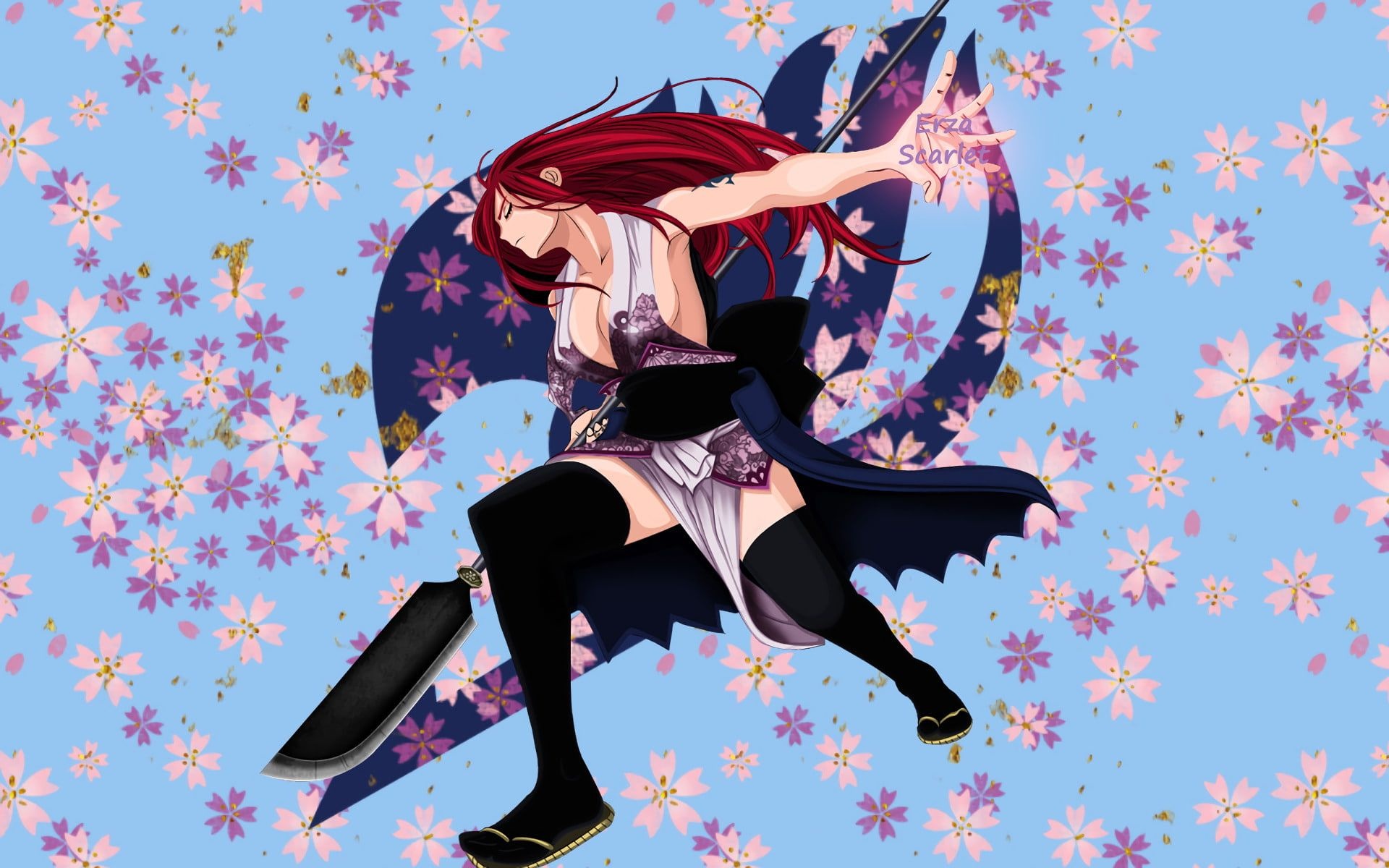 Anime Warrior, Fairy Tail pictures, Erza Scarlet, HD wallpaper, 1920x1200 HD Desktop