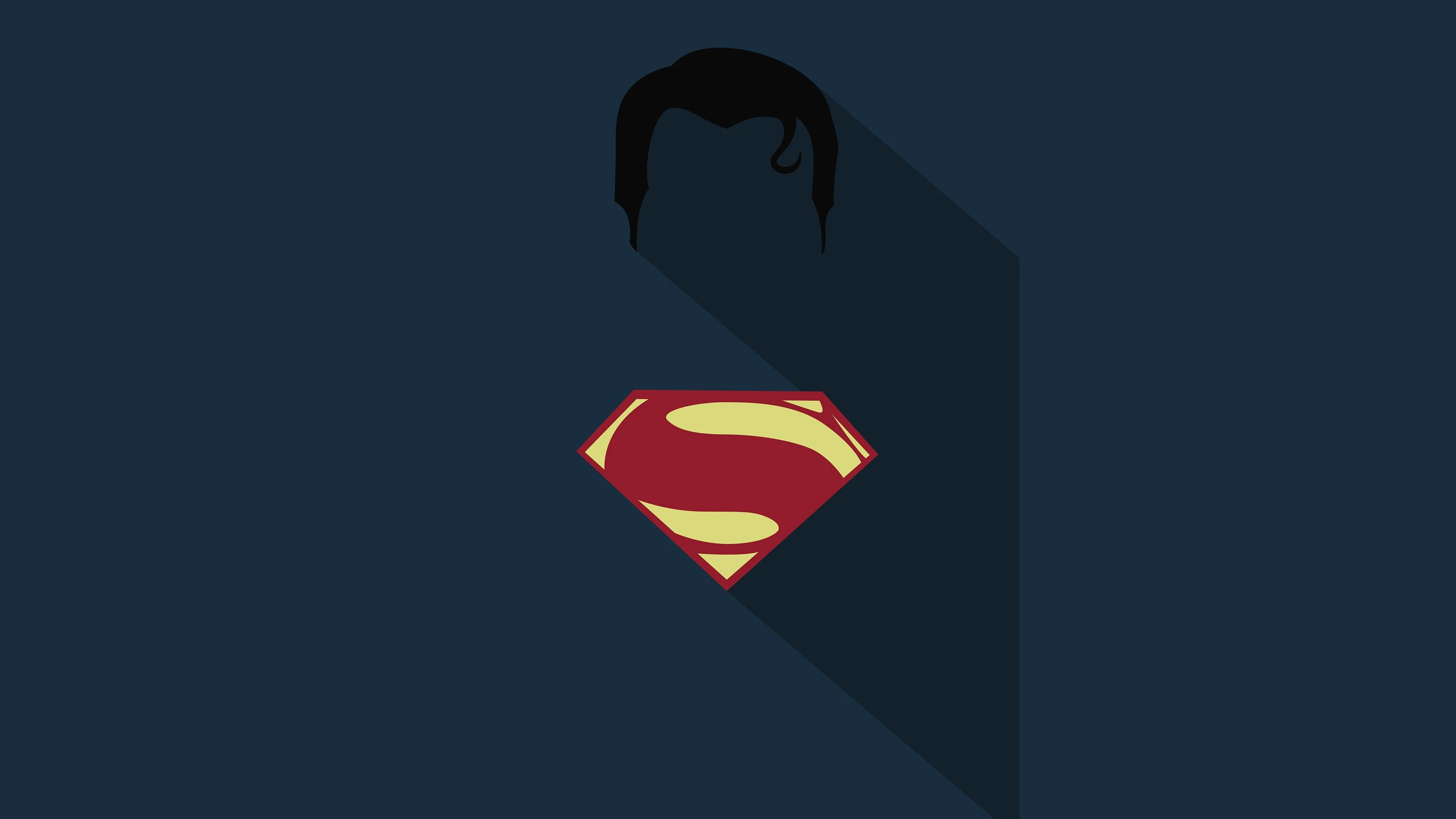 Superman logo, HD wallpapers, Symbol of hope, Dynamic backgrounds, 3840x2160 4K Desktop