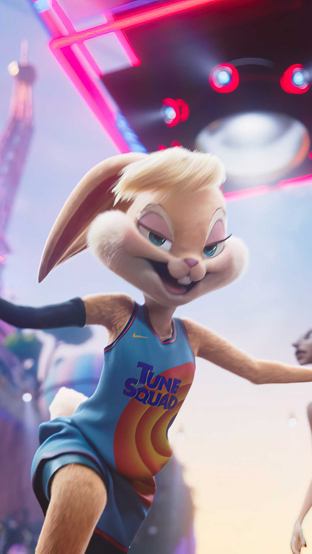 Space Jam: A New Legacy, Lola Bunny wallpapers, Dynamic and energetic, Awesome pictures, 1080x1920 Full HD Phone