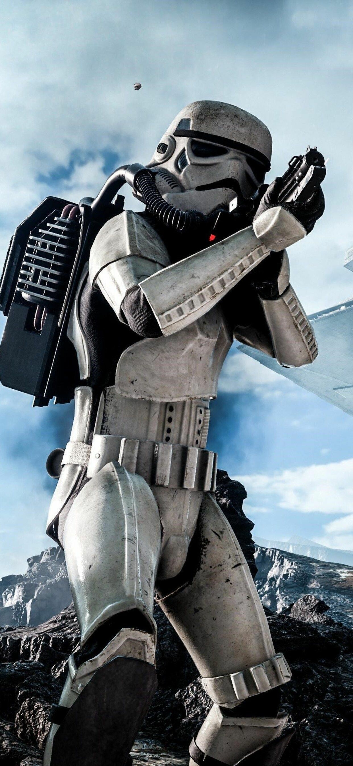 Star Wars: The stormtroopers, The shock troops/space marines of the autocratic Galactic Empire. 1250x2690 HD Background.