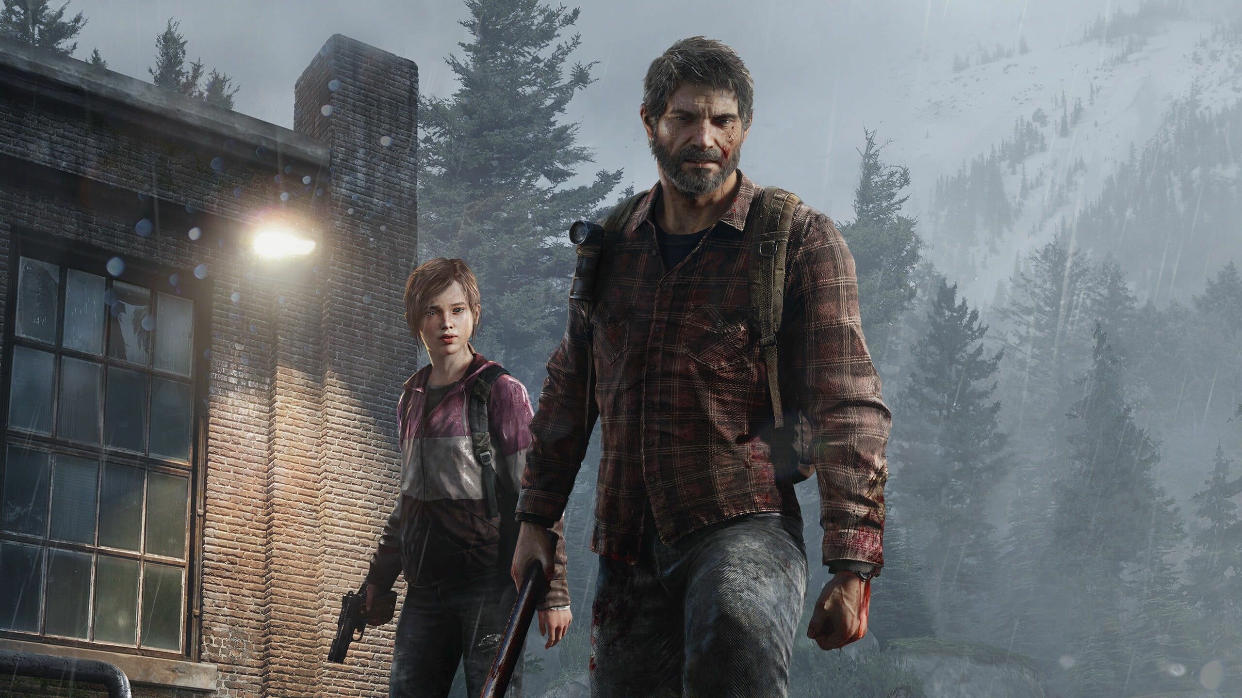 The Last of Us: For most of the game, the player takes control of Joel, a man tasked with escorting a young girl, Ellie, across the United States. 2560x1440 HD Background.