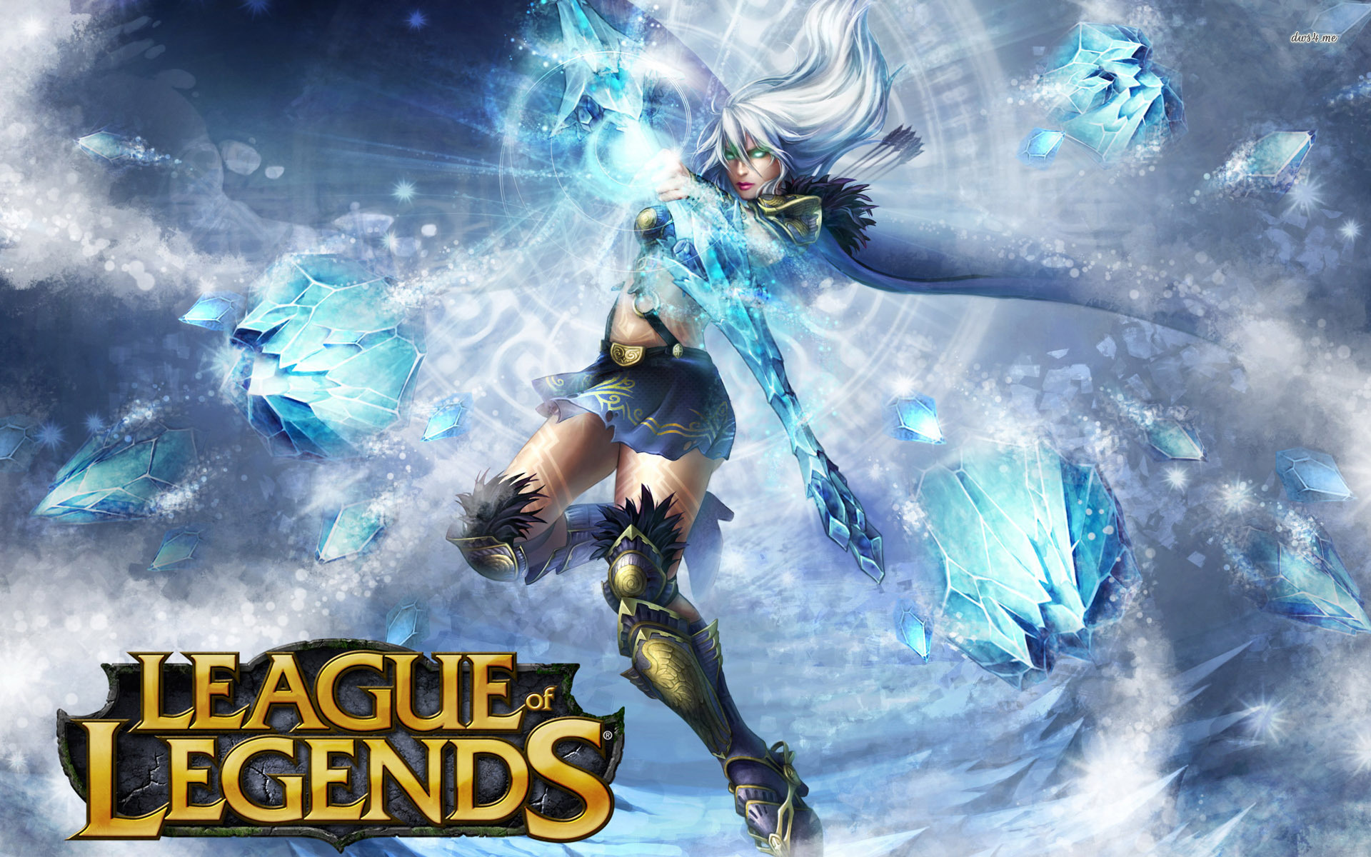 MOBA game, Ashe character, League of Legends, Game wallpapers, 1920x1200 HD Desktop