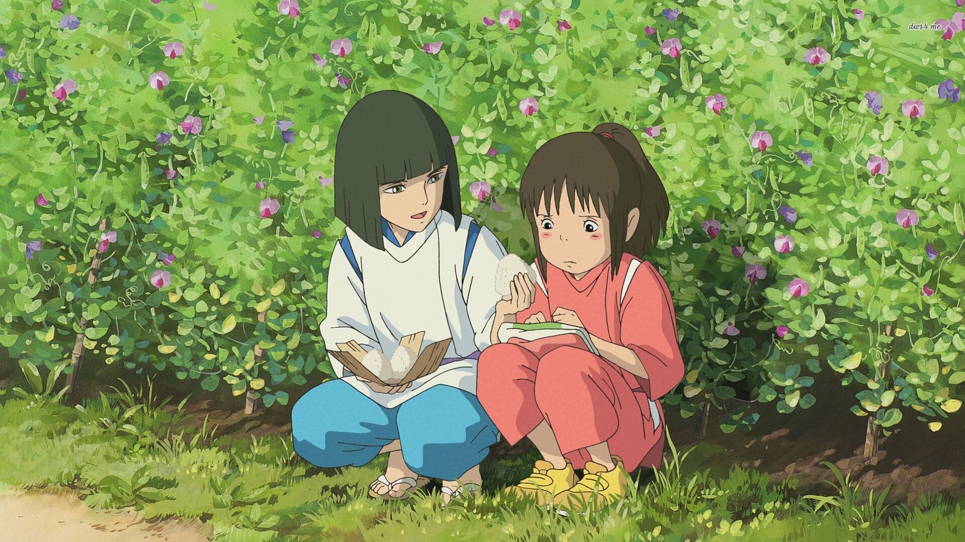 Spirited Away: Chihiro, Animated film, One of Ghibli's most well-known works. 1920x1080 Full HD Wallpaper.