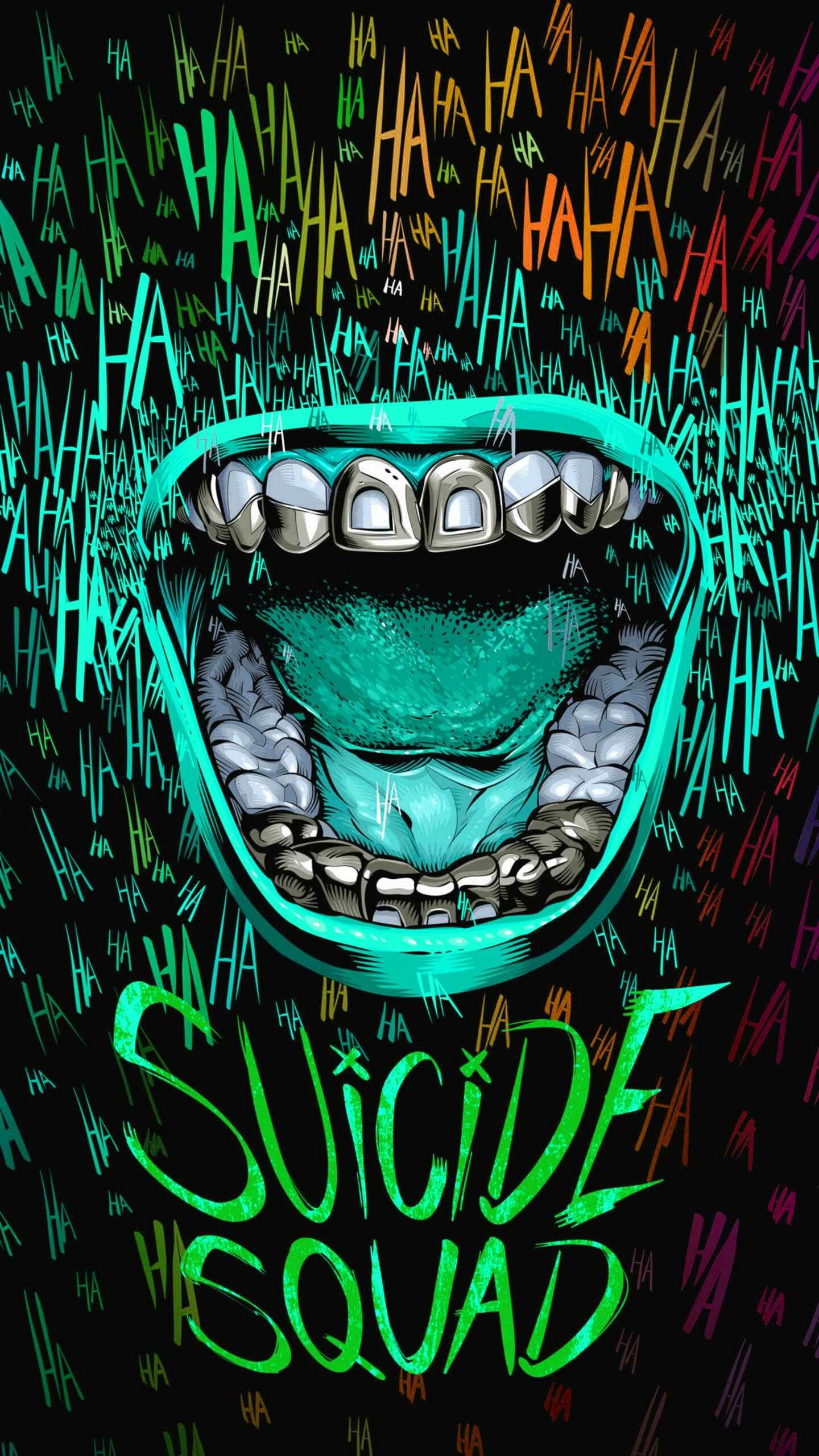 Suicide Squad: Drawing, Illustration, DC Universe. 1440x2560 HD Background.