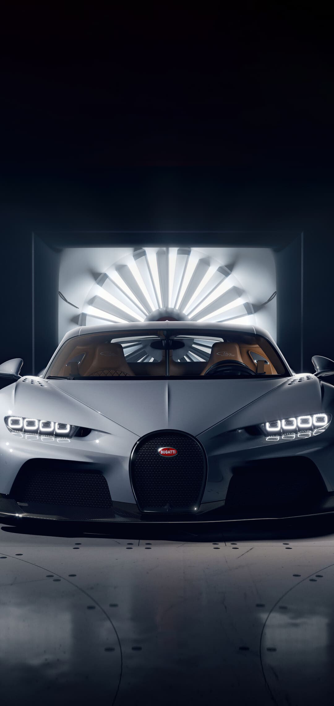 Bugatti: The company is based in Molsheim, Alsace, France, Chiron. 1080x2280 HD Background.