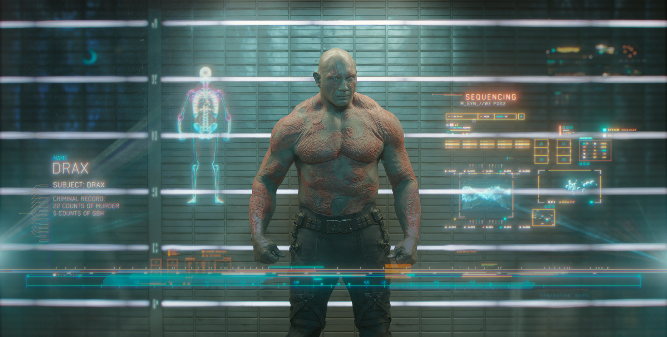 Guardians of the Galaxy, Drax the Destroyer, Profile, Changes, 2140x1080 HD Desktop