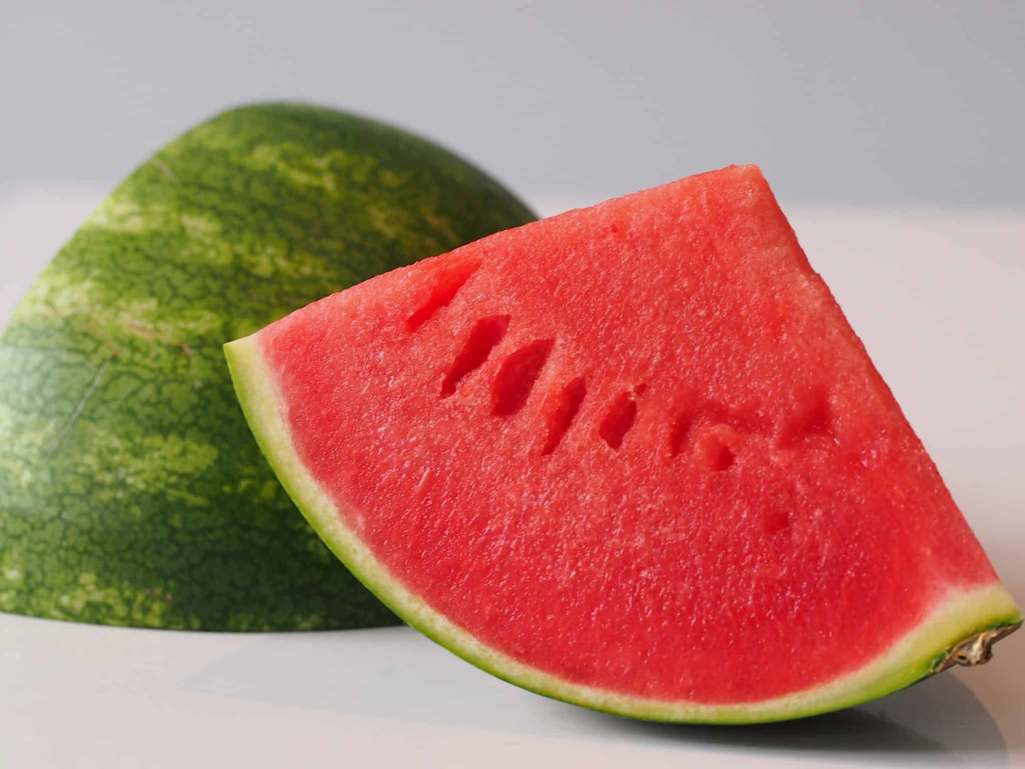 Watermelon: Contains a high water content and a small amount of fiber. 2050x1540 HD Background.