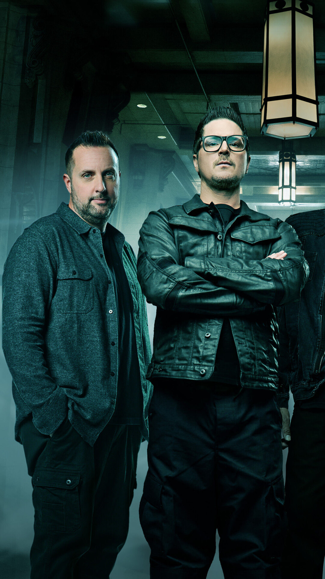 Ghost Adventures (TV Series): Billy Tolley and Zak Bagans investigate the infamous Cecil Hotel in Los Angeles. 1080x1920 Full HD Background.