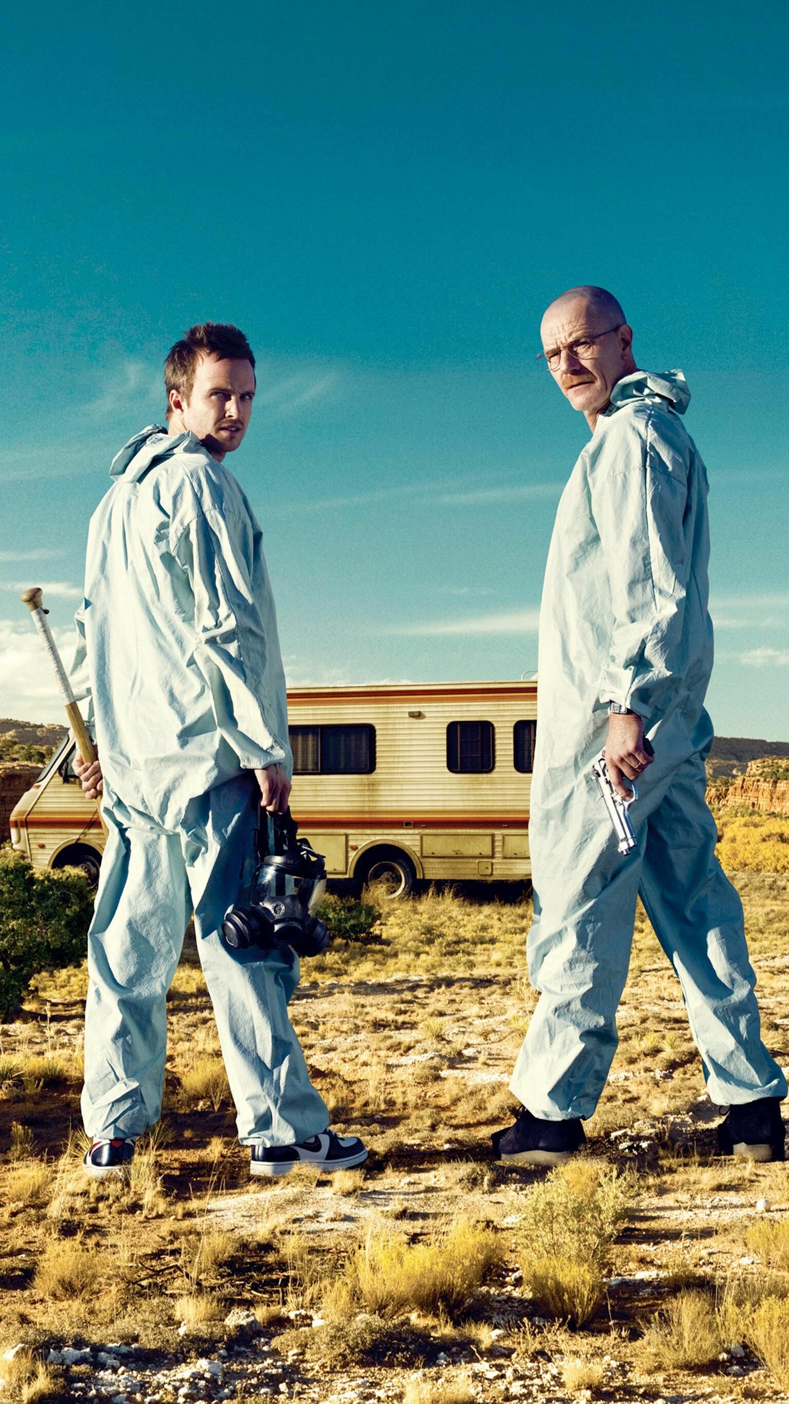 Breaking Bad: Television series created and produced by Vince Gilligan, Set and filmed in Albuquerque, New Mexico. 1540x2740 HD Background.
