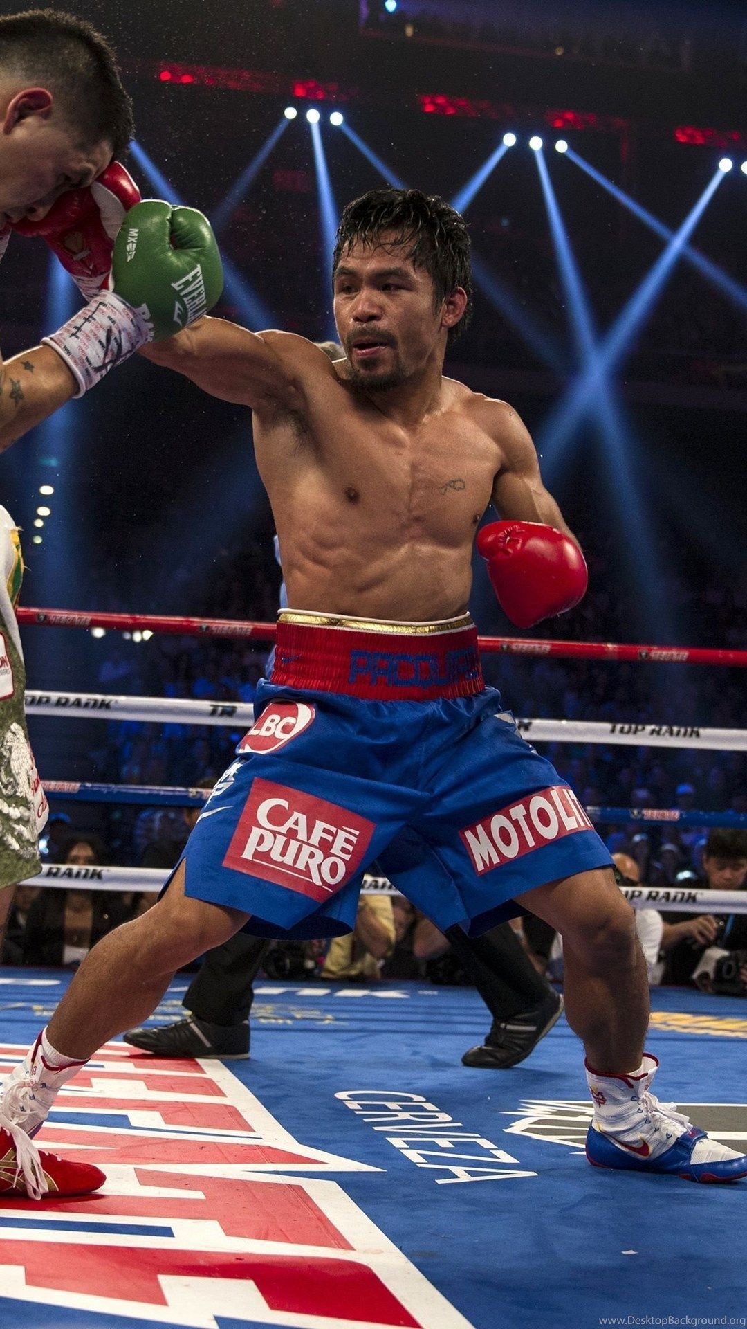 Combat Sports: Emmanuel Dapidran Pacquiao Sr., 2009 The Ring Fighter of the Year. 1080x1920 Full HD Background.
