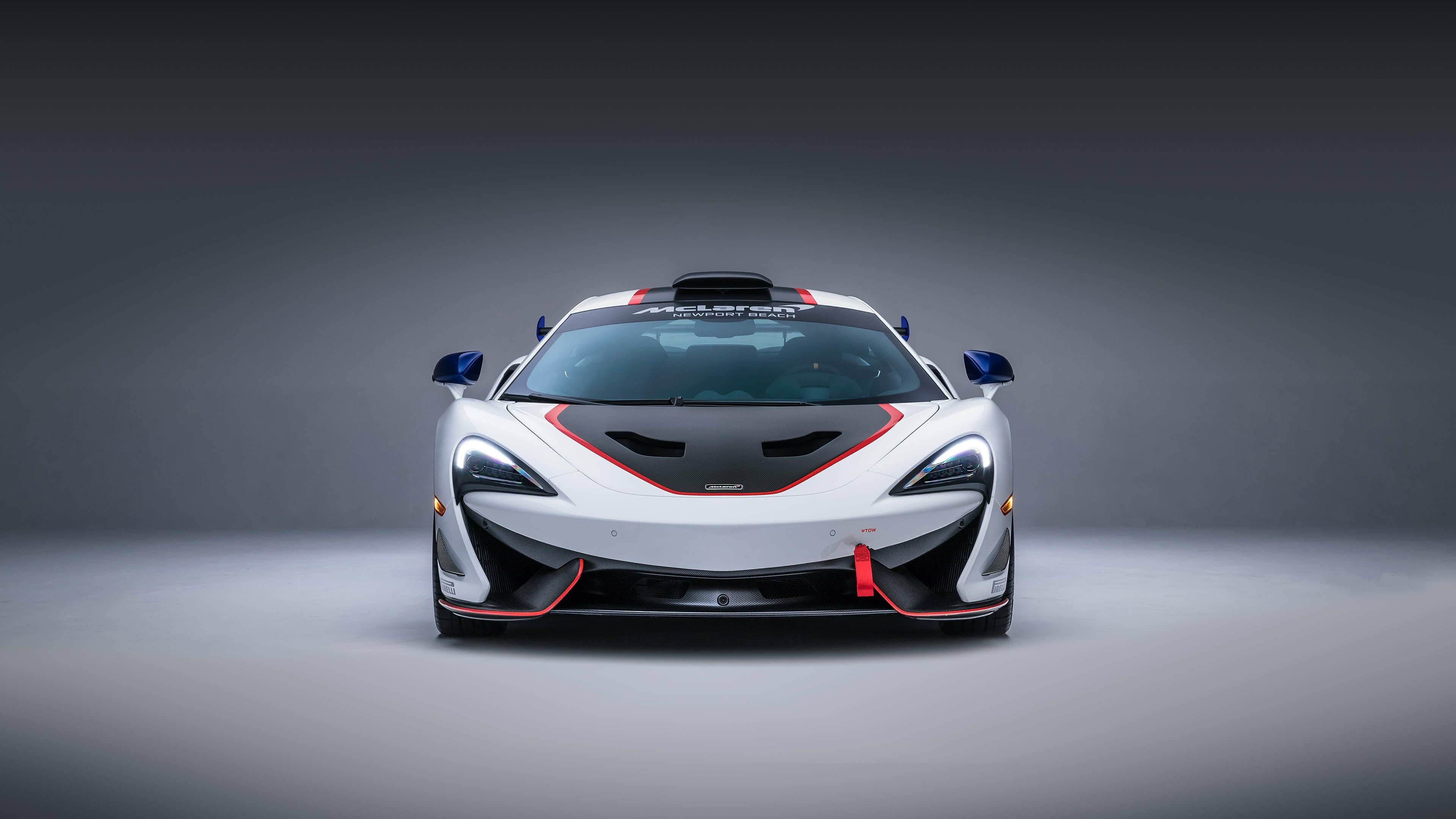 McLaren: A manufacturer of supercars, 570S GT4 MSO X. 3840x2160 4K Background.