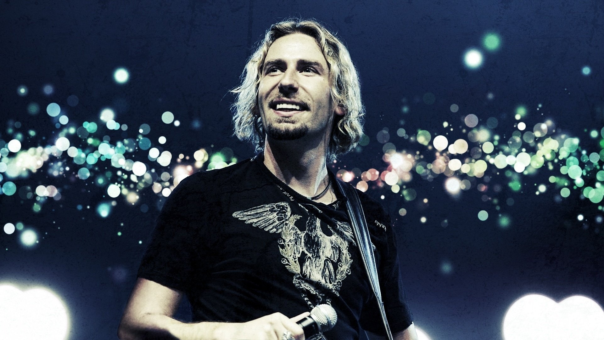 Nickelback: Chad Kroeger, Involved with a variety of collaborations. 1920x1080 Full HD Wallpaper.