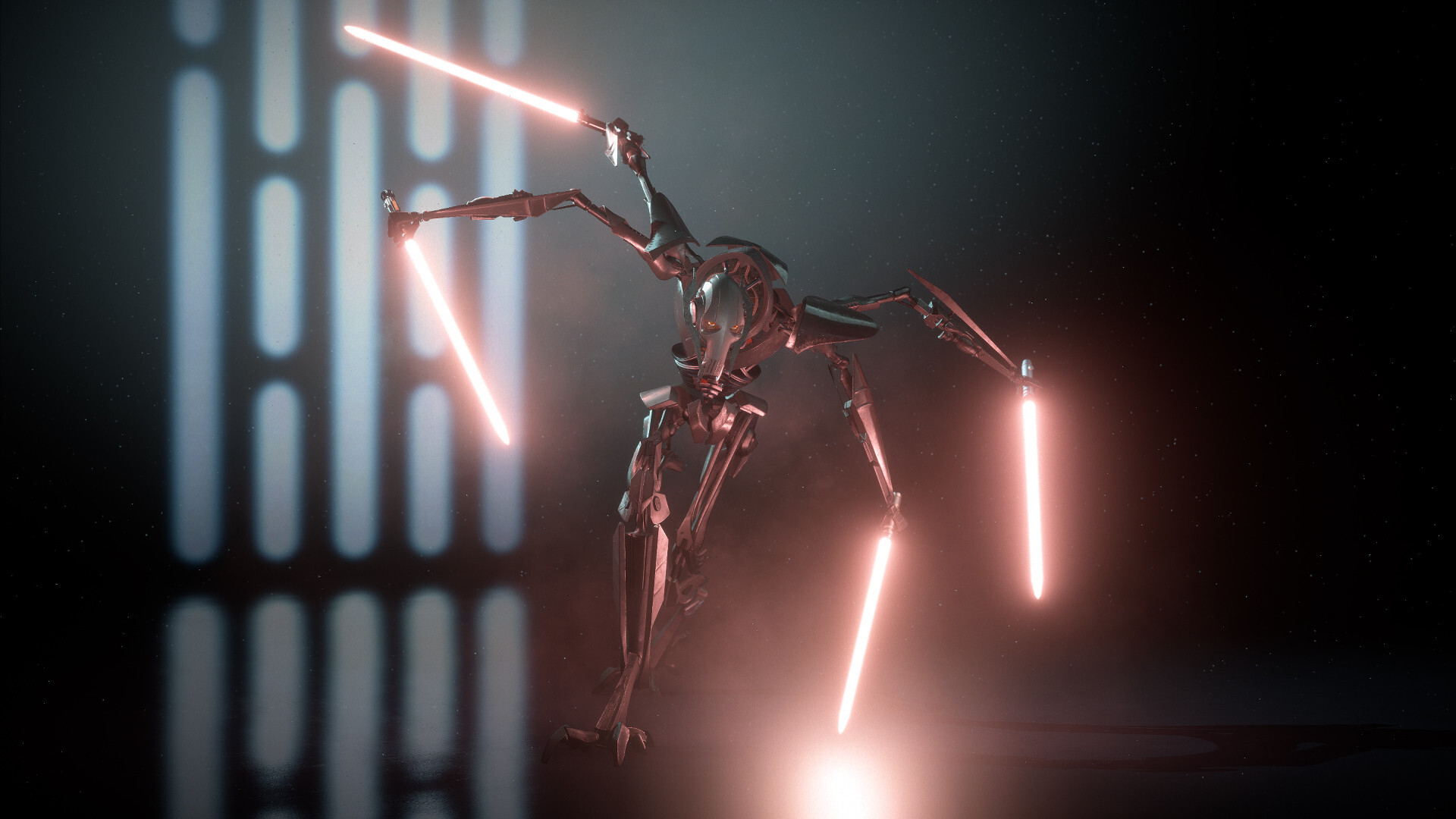 General Grievous: Star Wars: Battlefront II, Sith, Sci-fi games, The de facto leader of the entire Separatist Alliance. 1920x1080 Full HD Background.