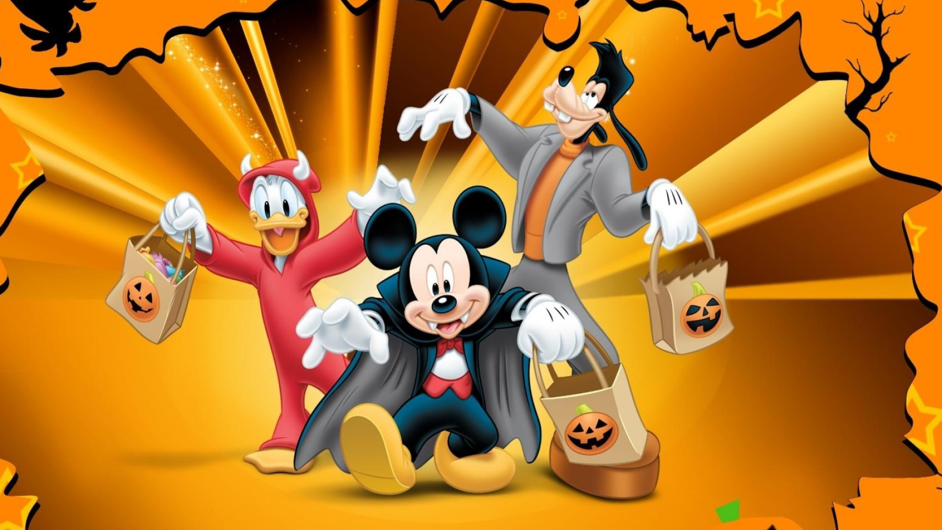 Goofy, Halloween wallpaper, Walt Disney, Mickey Mouse, 1920x1080 Full HD Desktop