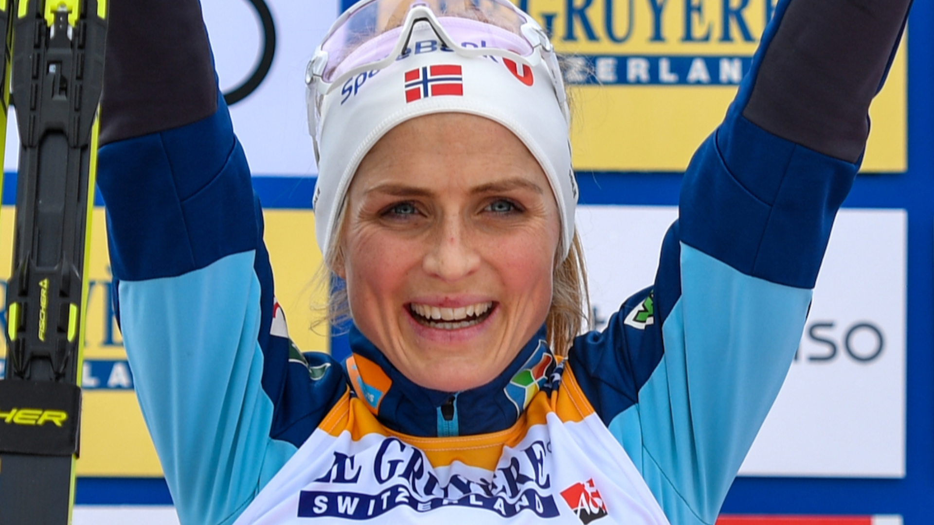 Therese Johaug, Strid rundt, Norwegian ski star, 1920x1080 Full HD Desktop